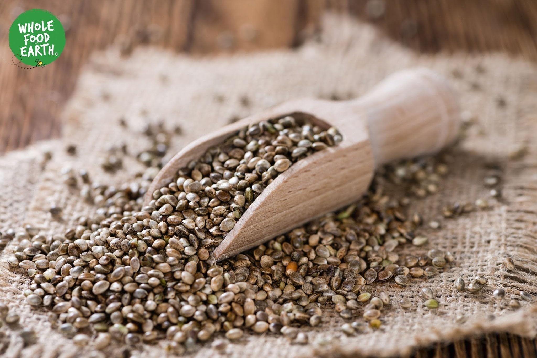 Wholefood Earth Organic Hemp Seed - 1kg Pack | Raw | High Fibre | Vegan 5