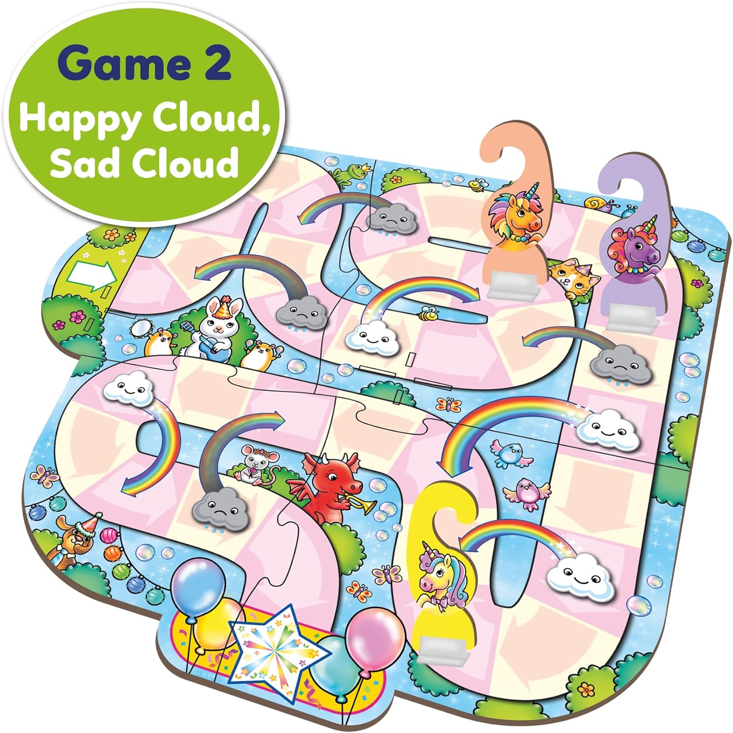 Orchard Toys Unicorn Fun! 3-in-1 Board Game 12