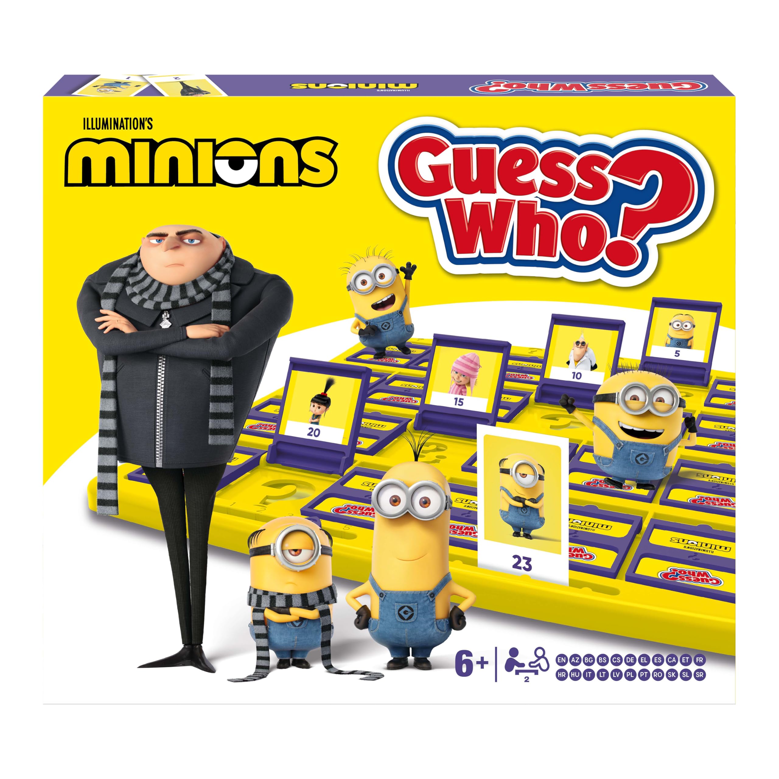 Winning Moves Minions Guess Who? Board Game - Ages 7-12, 2 Players