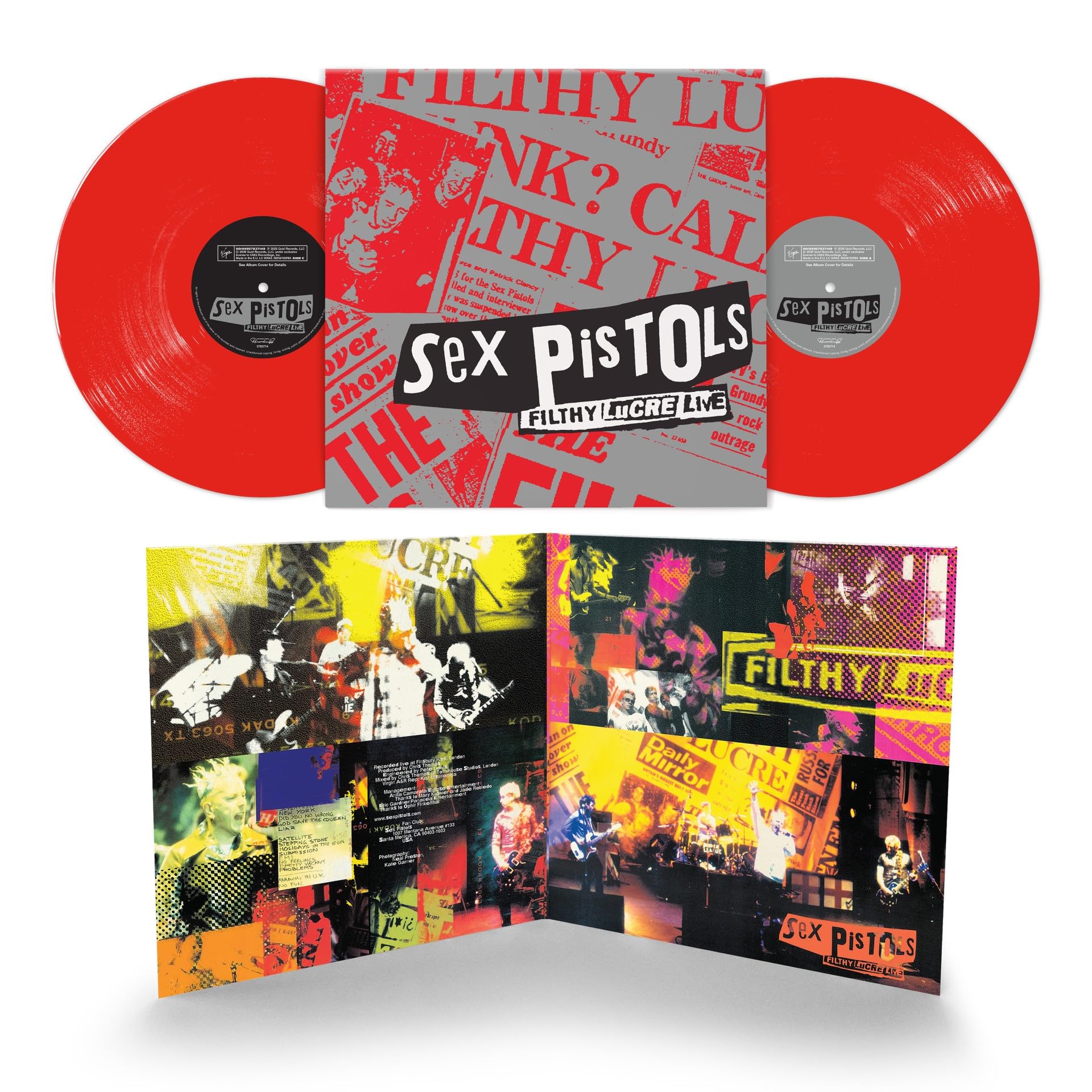 Sex Pistols - Filthy Lucre Live (30th Anniversary) [2LP Red Vinyl] 1
