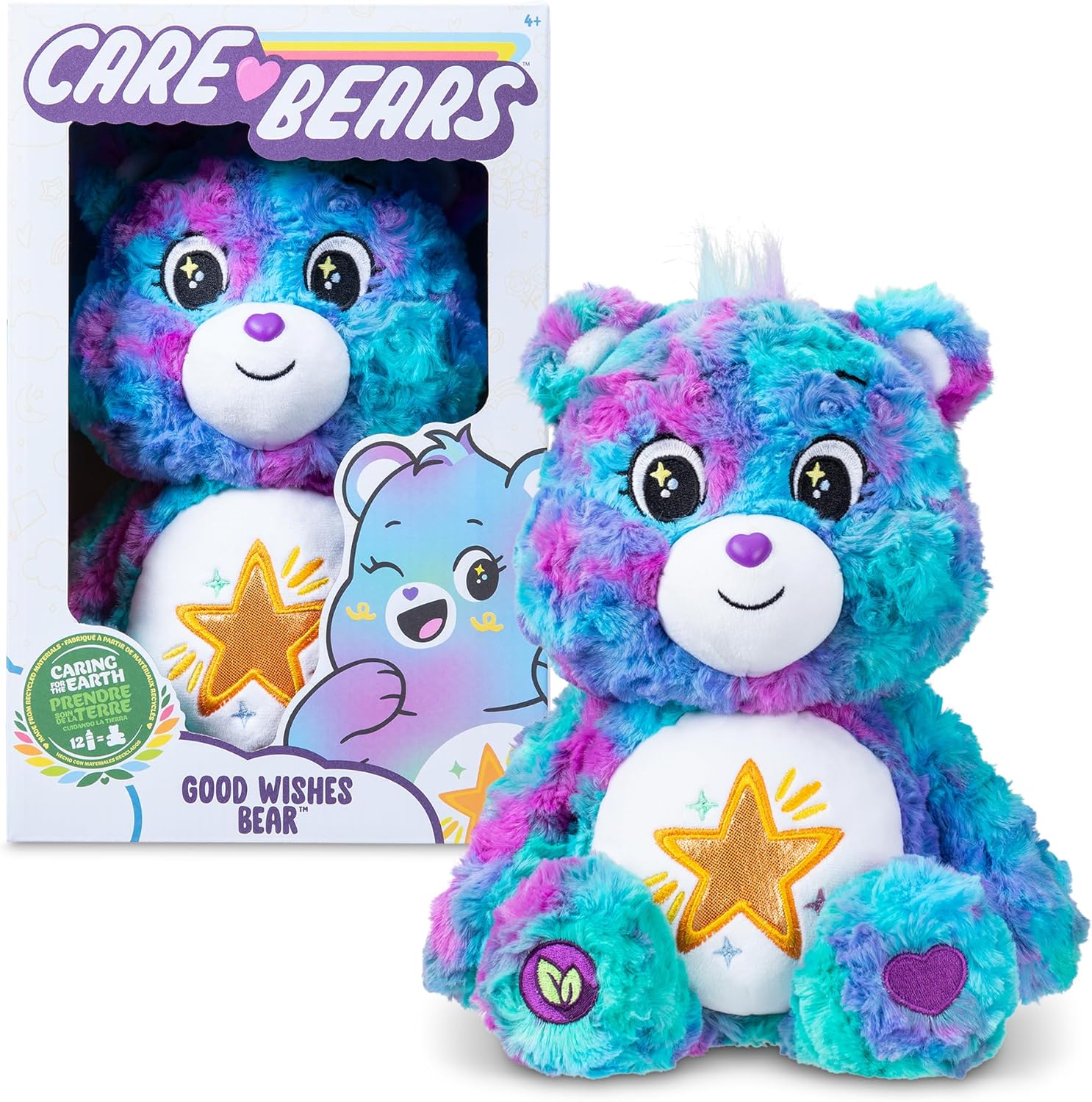 Care Bears Good Wishes Bear - 35cm Plush Toy for Kids 4 Years and Up 1