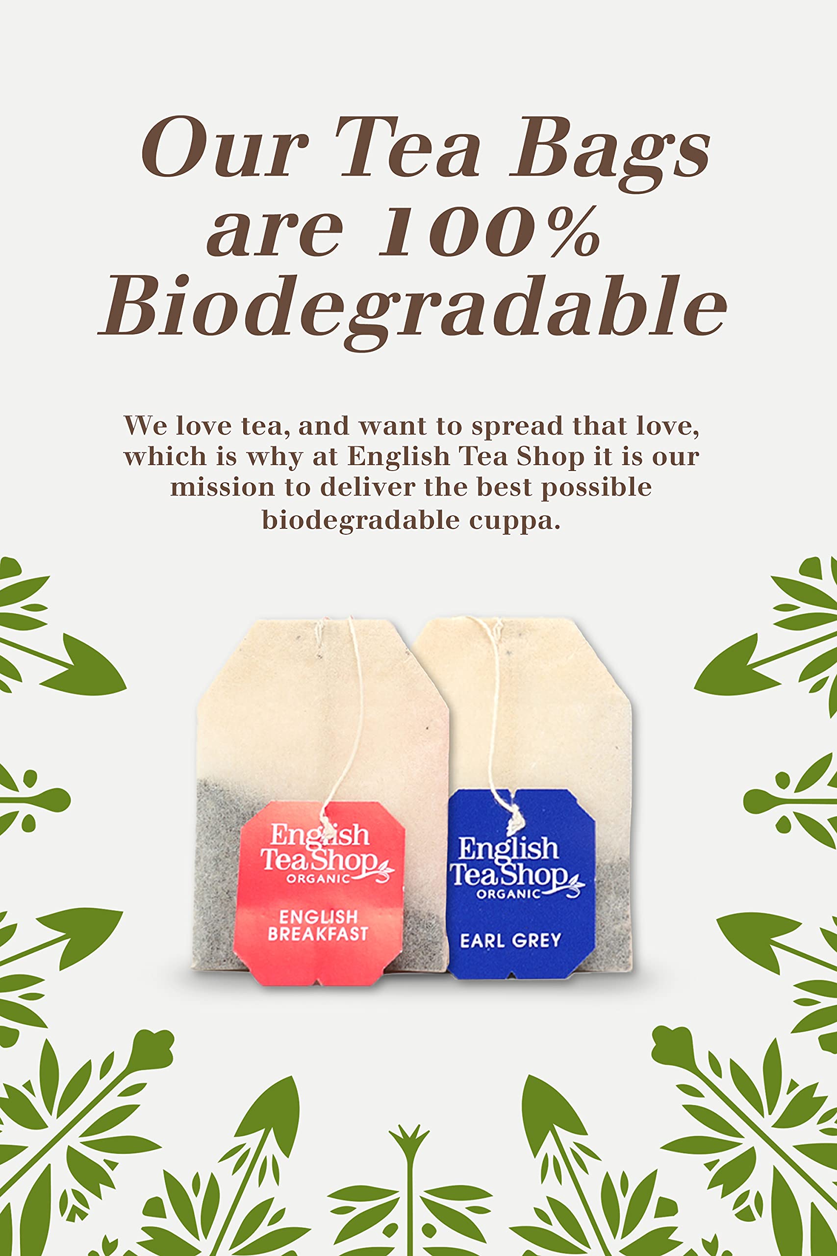 English Tea Shop Organic Luxury Gift Tin - 72 Tea Bags, 6 Varieties, Compostable Packaging 4