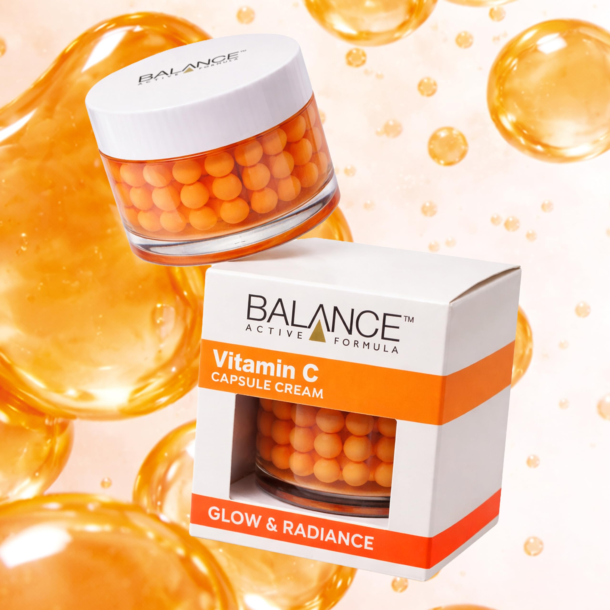 Balance Active Formula Vitamin C Capsule Cream - Brightening & Hydrating Face Cream | 100ml 2