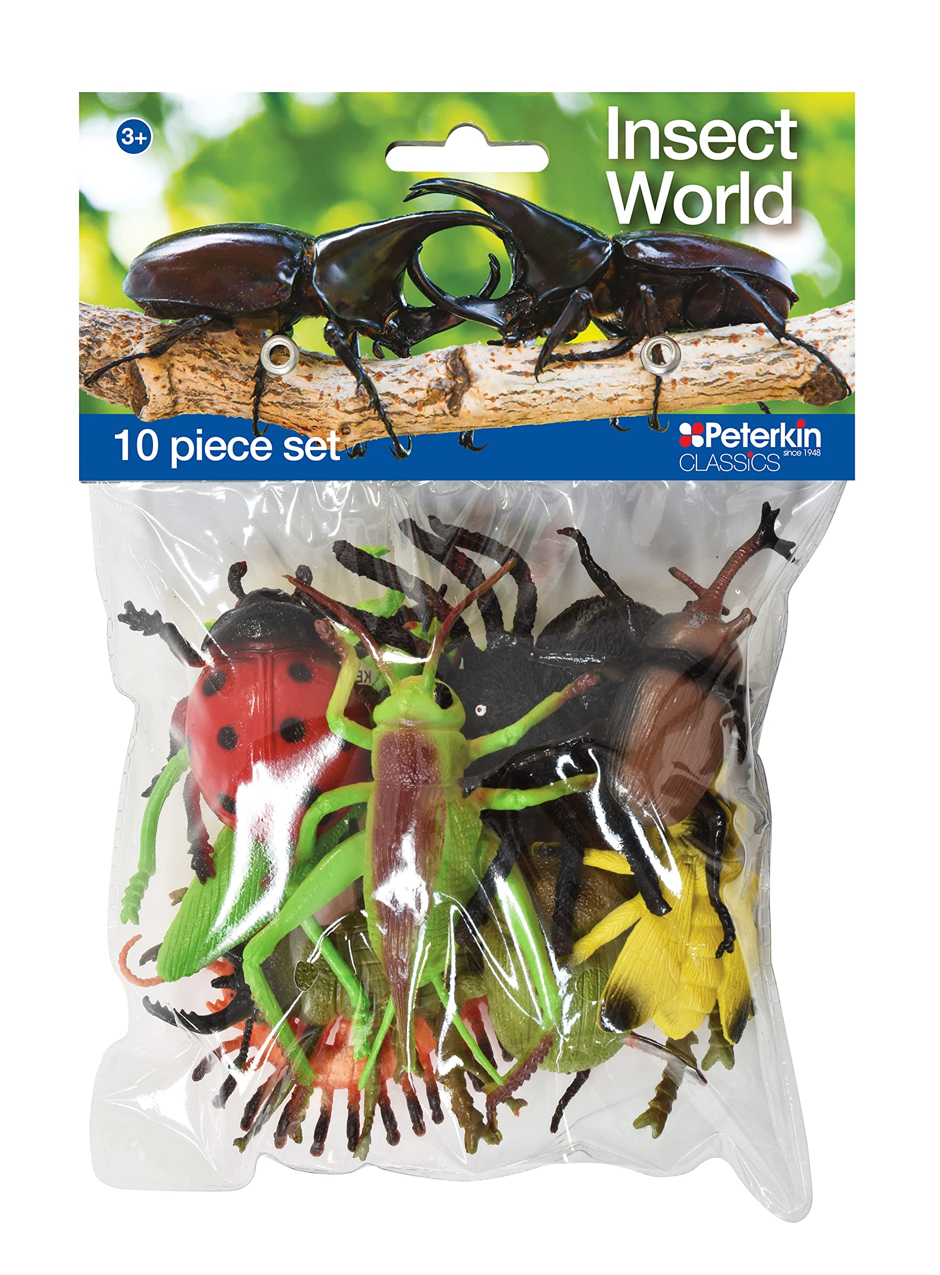 Peterkin Classics Insect World 10-Piece Toy Set | 6-12cm Figures 1