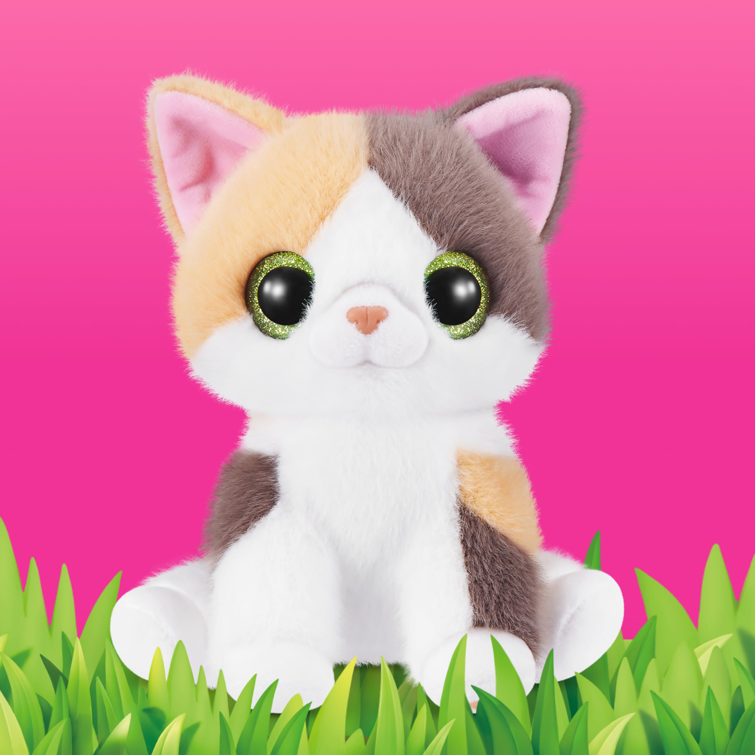 Pets Alive Smitten Kittens Series 2 Interactive Plush Toy - Calico Cat | 10+ Sounds | Unisex Children 5