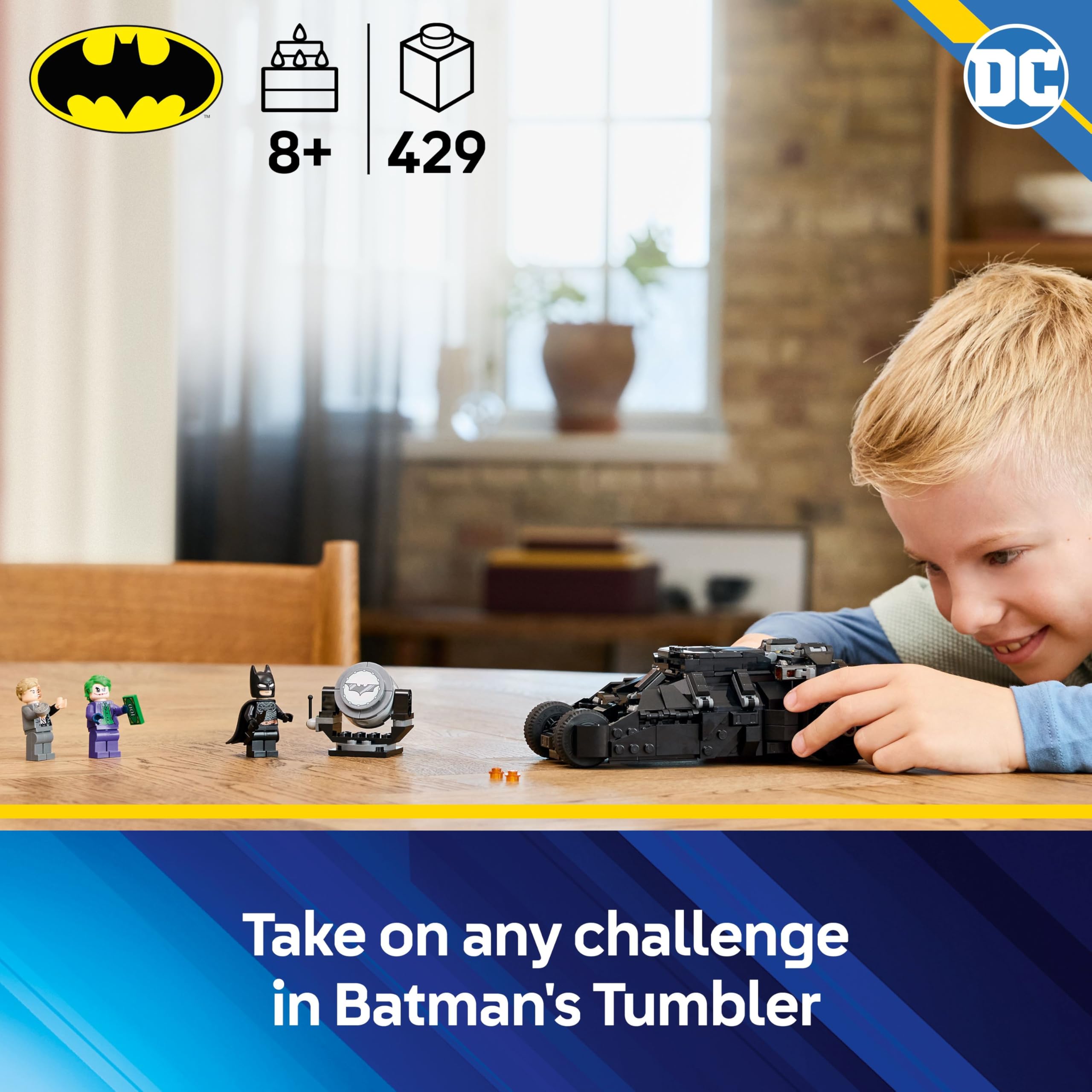 LEGO DC Batman Tumbler vs. Two-Face & The Joker Building Set | Ages 8+ 2