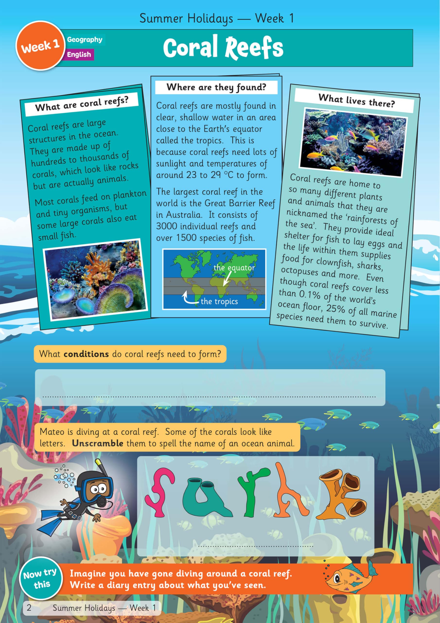 CGP Summer Holidays Activity Workbook - Year 4 to Year 5 Transition | Paperback