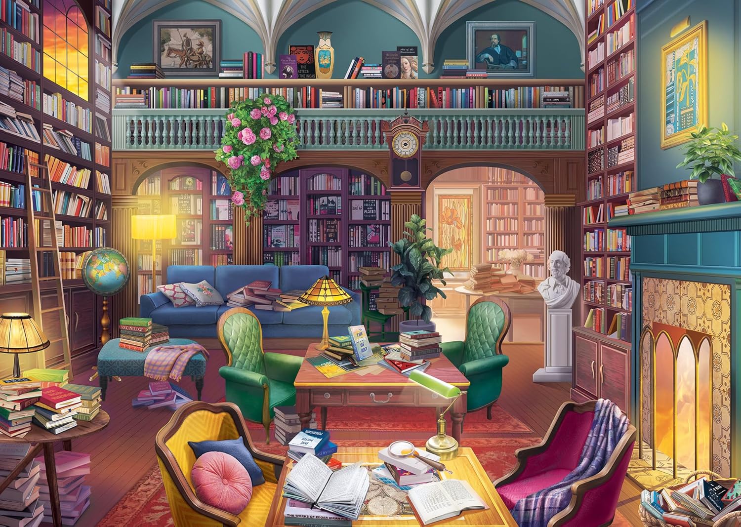 Ravensburger Dream Library 500 Piece Jigsaw Puzzle for Adults & Kids 10+ 6
