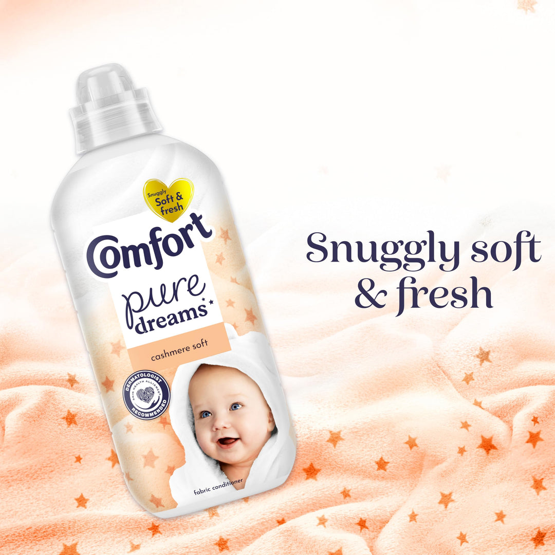 Comfort Pure Dreams Cashmere Soft Fabric Conditioner - Dermatologist Recommended