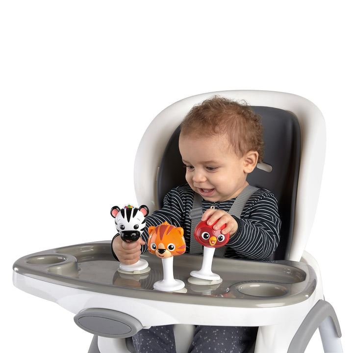 Baby Einstein Rattle & Jingle Trio - Suction Cup High Chair Toys for 3 Months+