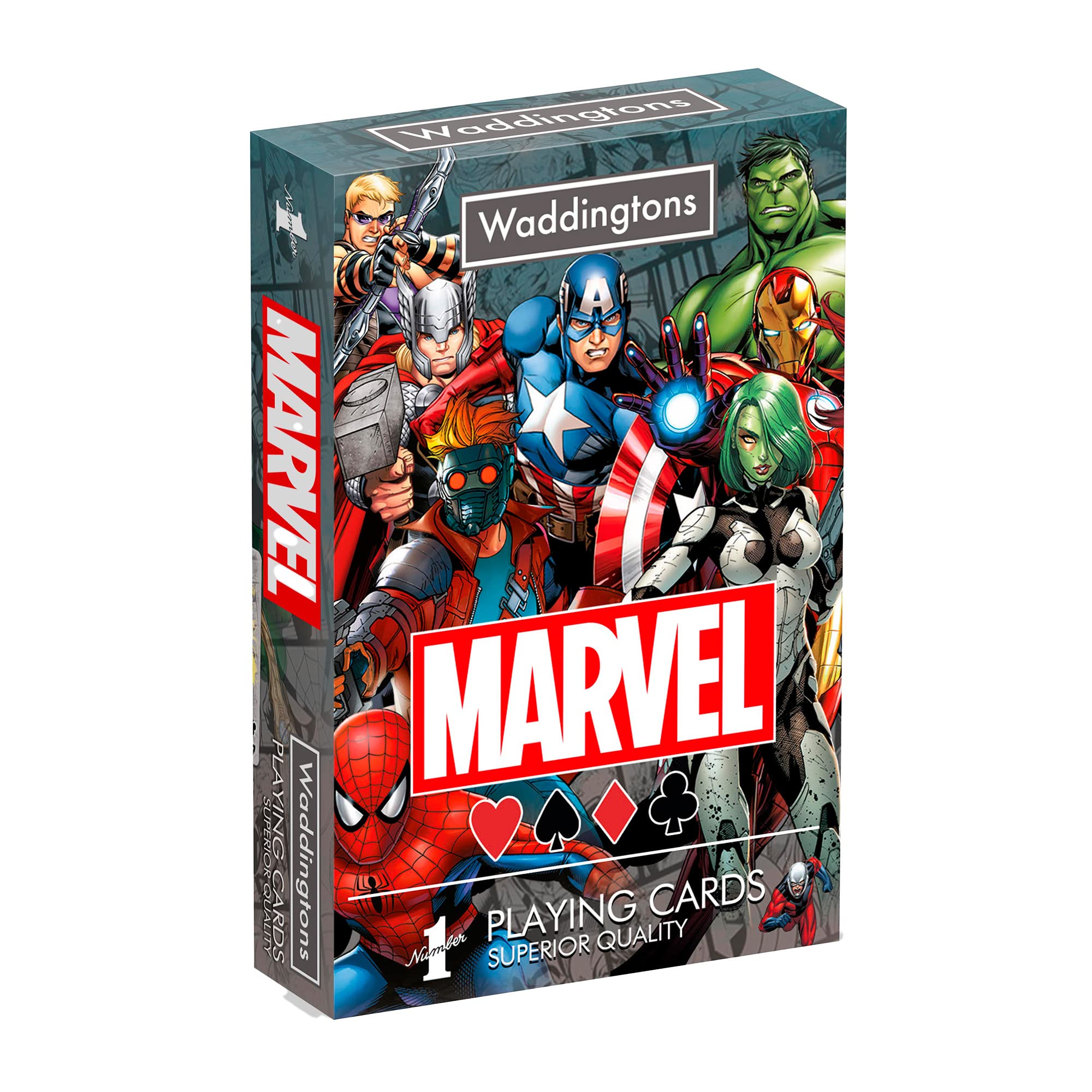 Waddingtons Number 1 Marvel Universe Playing Cards Deck | Plastic Material | Unisex Adult 1