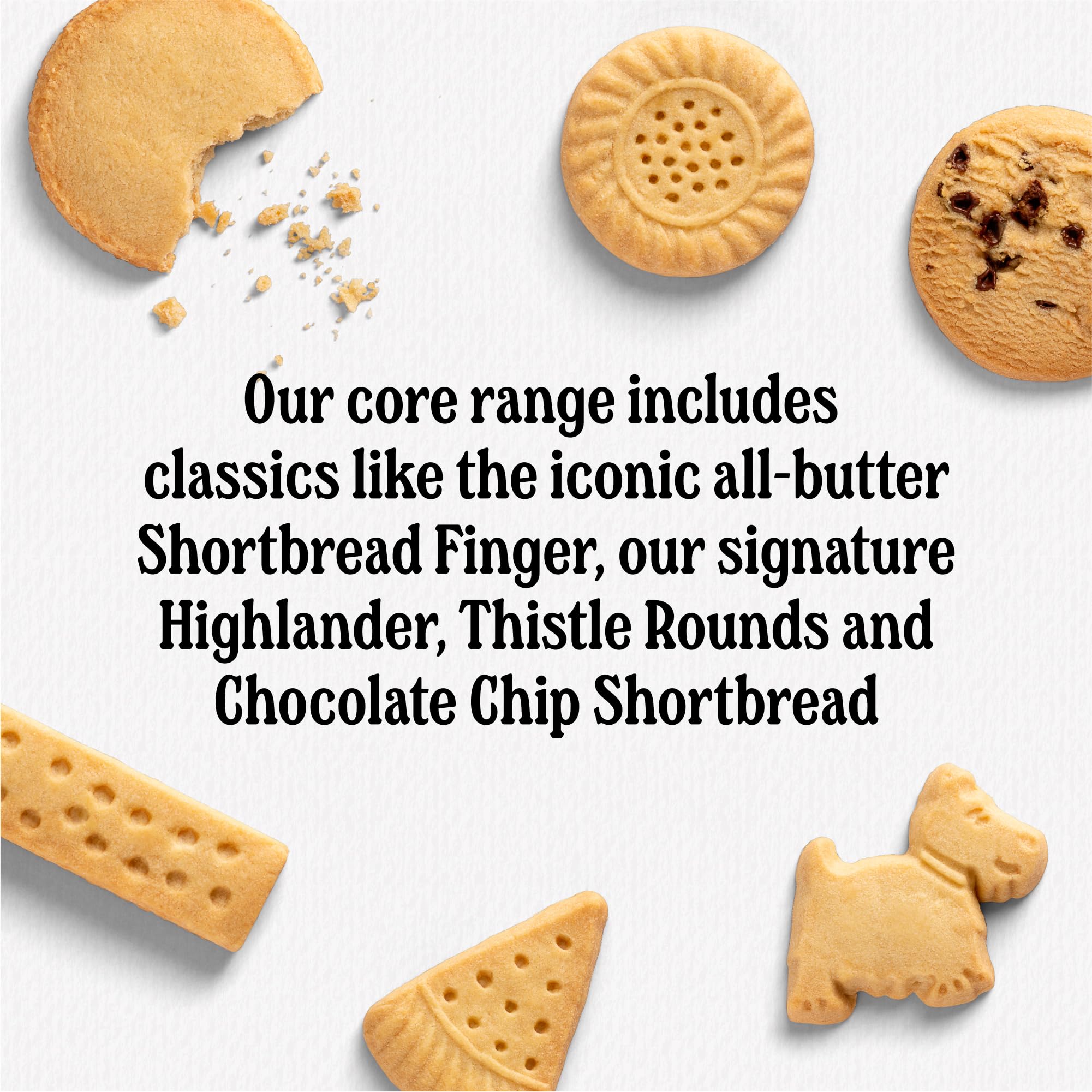 Walker's Pure Butter Shortbread Fingers - Traditional Recipe | 250g Pack 4