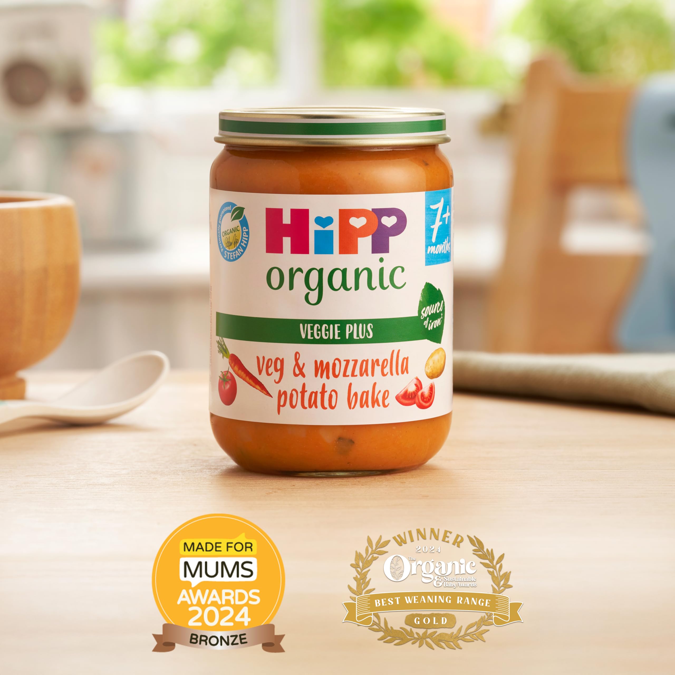 HiPP Organic Veg & Mozzarella Potato Bake Baby Food Jar | 7+ Months | 6 x 190g 2