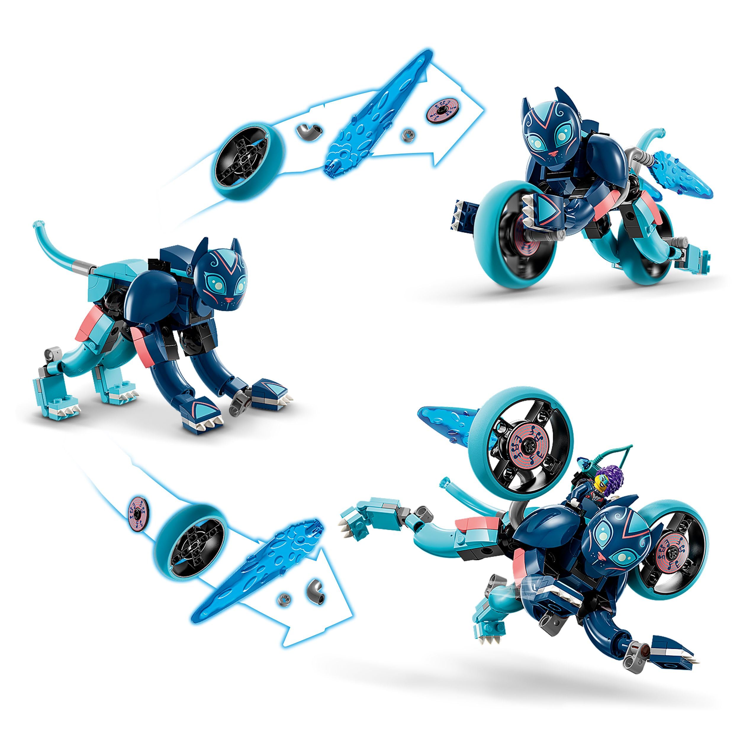 LEGO DREAMZzz Zoey’s Cat Motorcycle Set - Rebuildable Catbike Toy for Kids 7+ 11