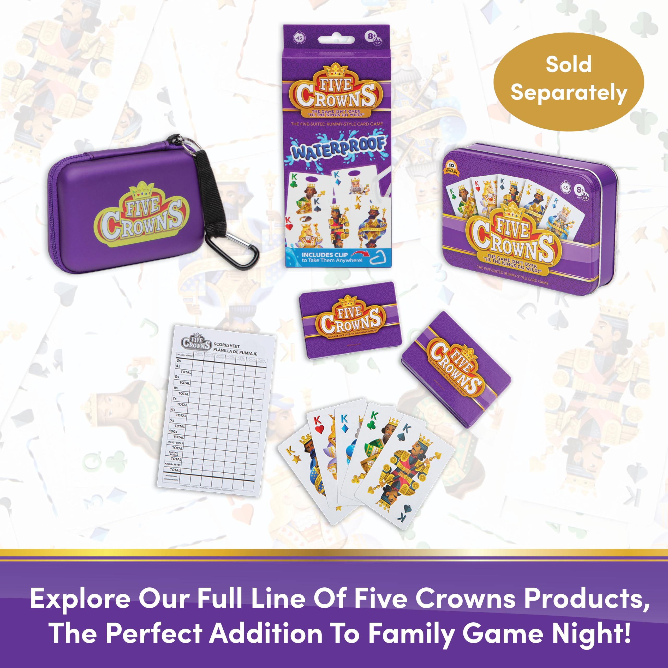 The Green Board Game Co. Five Crowns Card Game 12