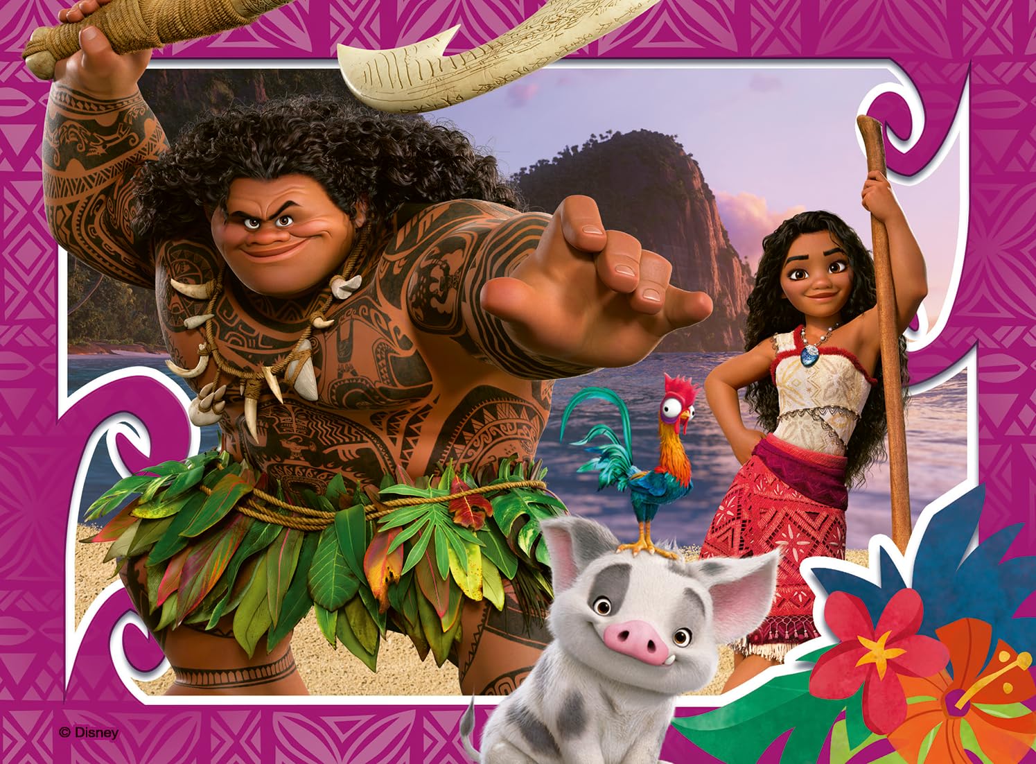 Ravensburger Disney Moana 2 Jigsaw Puzzle - 72-Piece Puzzle for Kids Ages 3+ 5