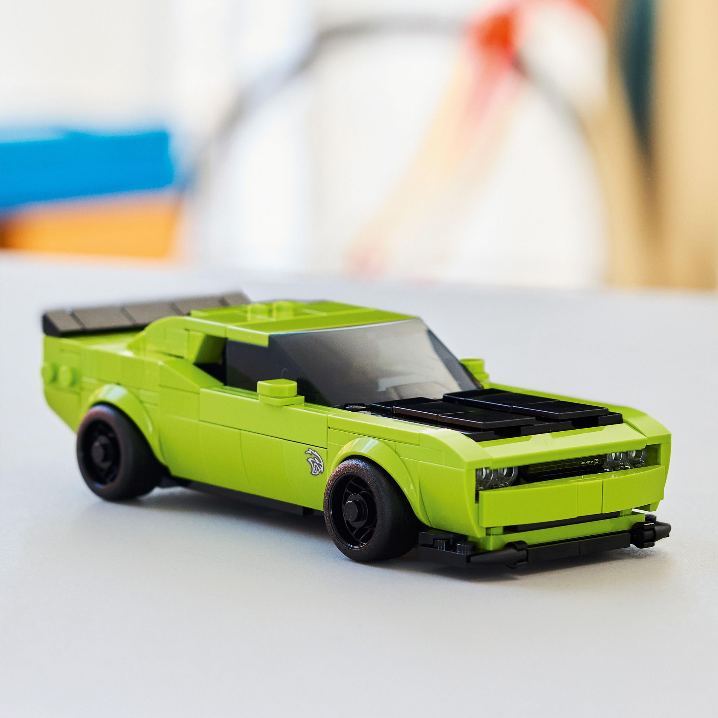 LEGO Speed Champions Dodge Challenger SRT Hellcat - 390-Piece Building Set for Ages 9+ 5