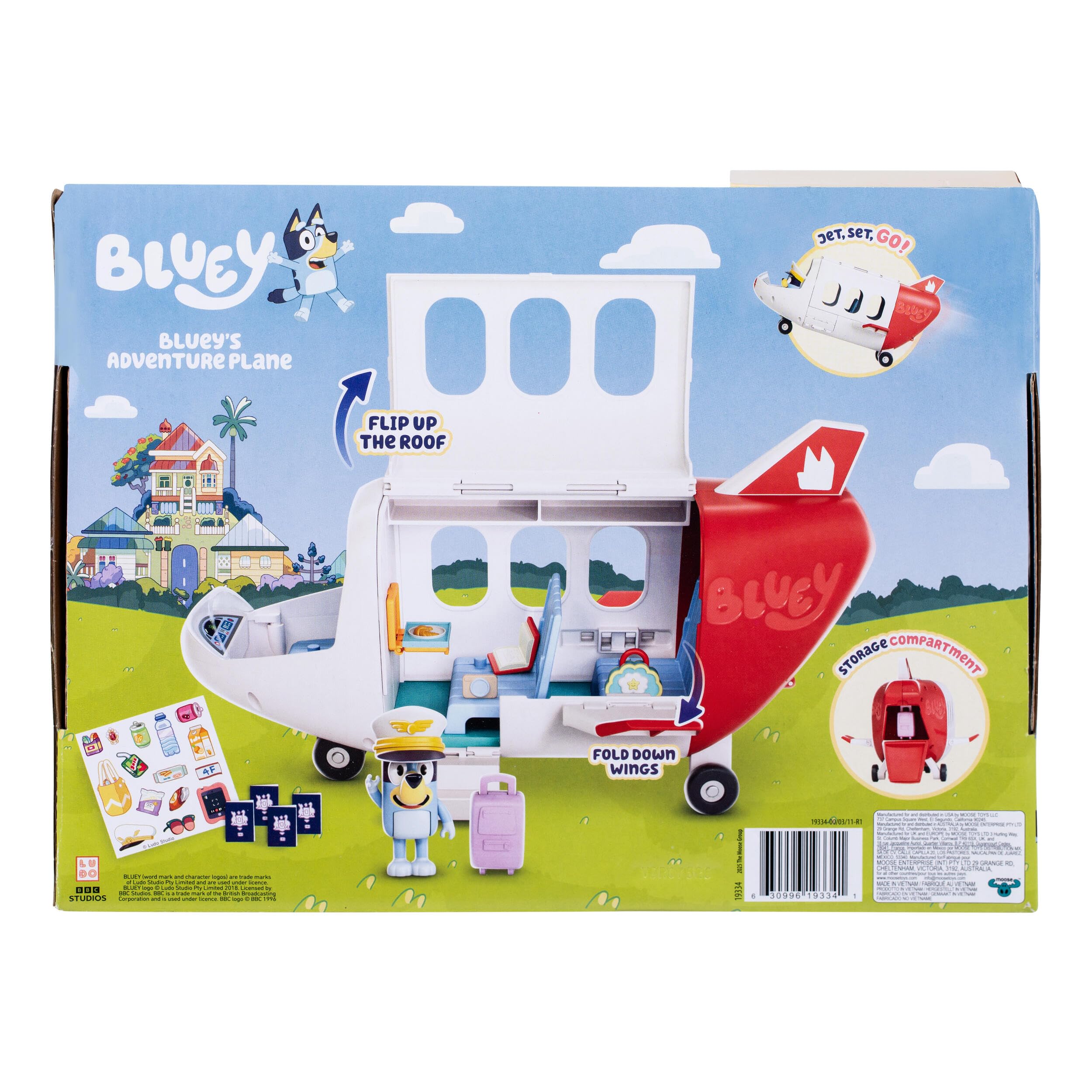 Bluey Adventure Plane - Interactive Playset | Ages 3+ | Plastic 7