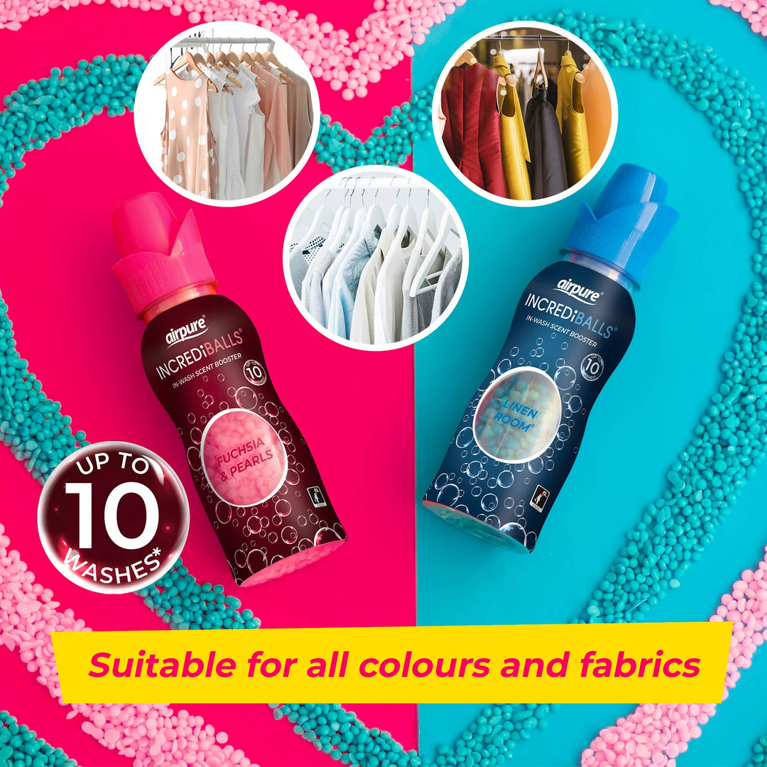 Airpure - INCREDiBALLS In-Wash Scent Booster (AP-IB-319), 10 Washes, Fresh Fragrance for Laundry