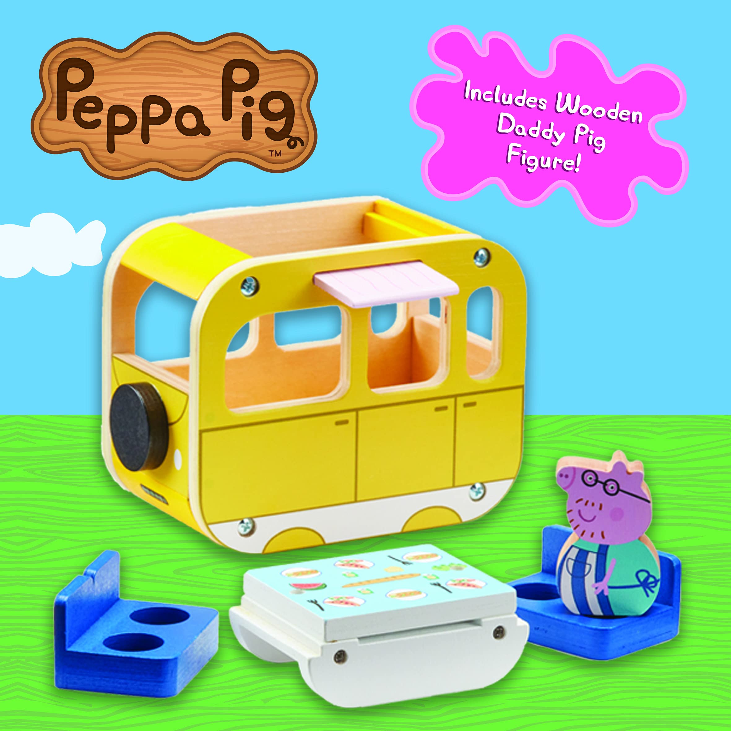 Camping-car en bois Peppa Pig 5