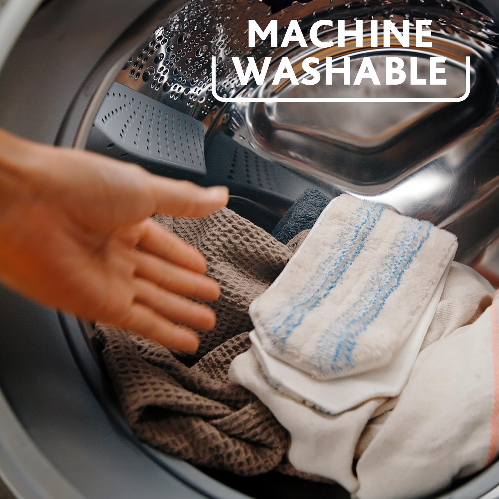 Vileda H2PrO Flat Mop Refill - Microfibre Power for Stubborn Dirt Removal 5