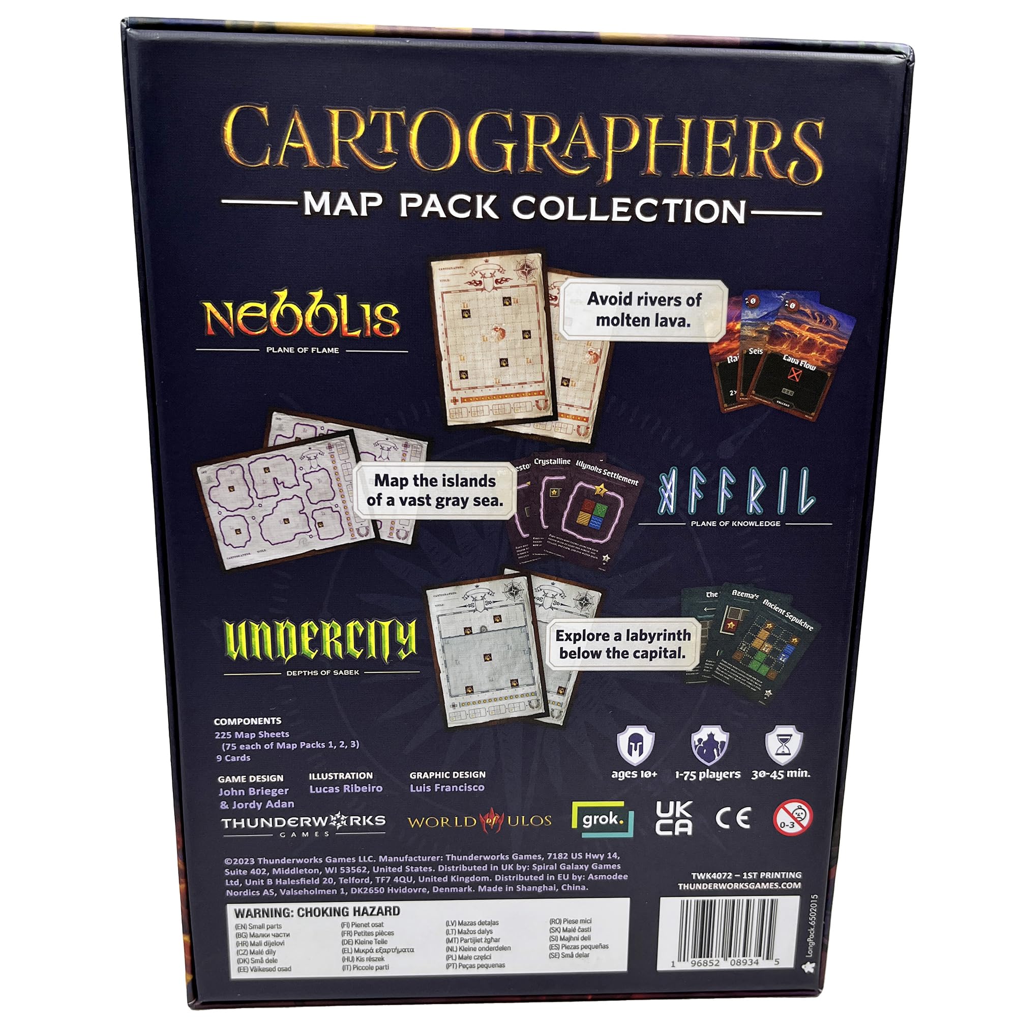 Thunderworks Games Cartographers Map Pack Collection – Erweiterungskartenset C 4