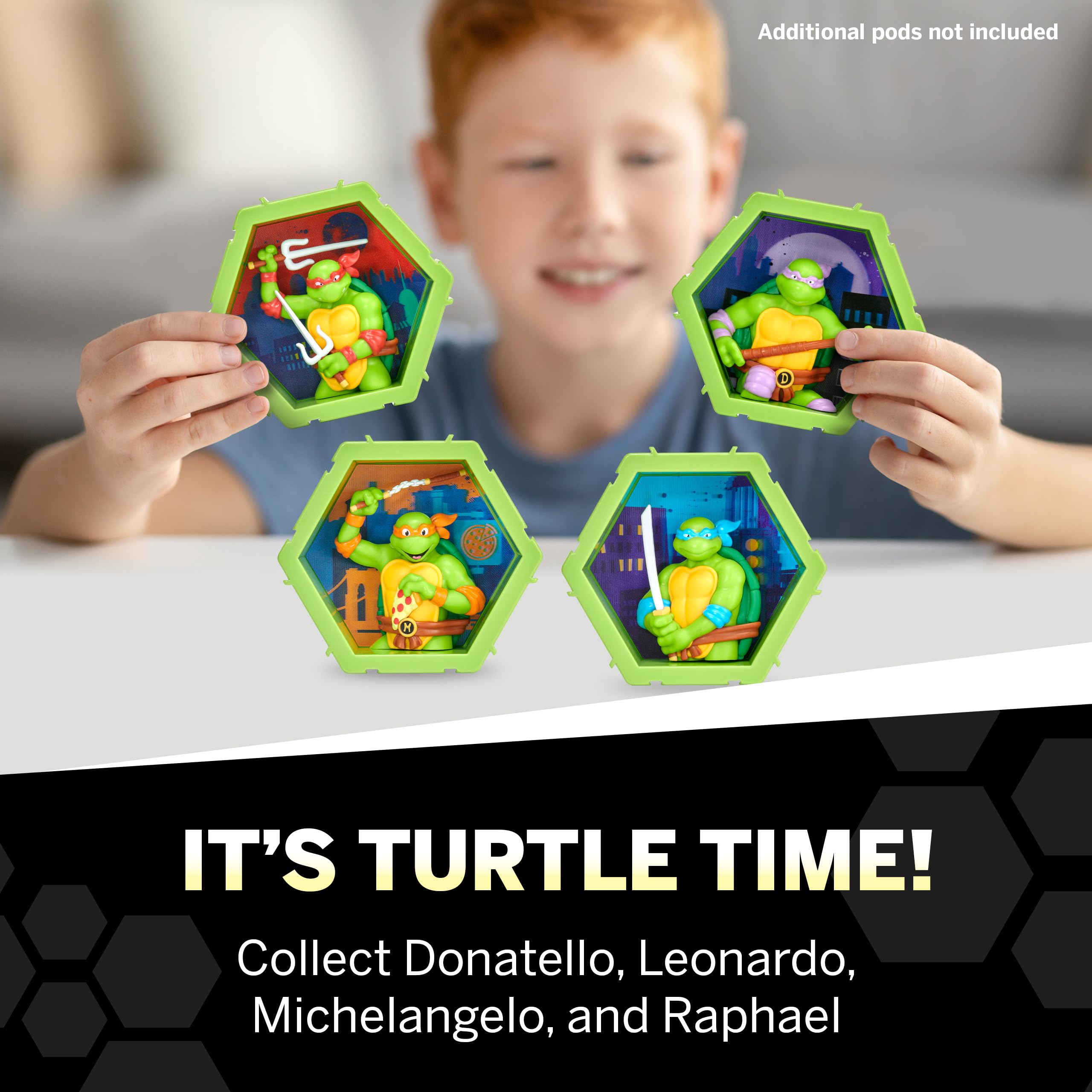 WOW! PODS - Raphael 4D Connectable Bobblehead Figure | TMNT Collectible | Series 1 No. 434