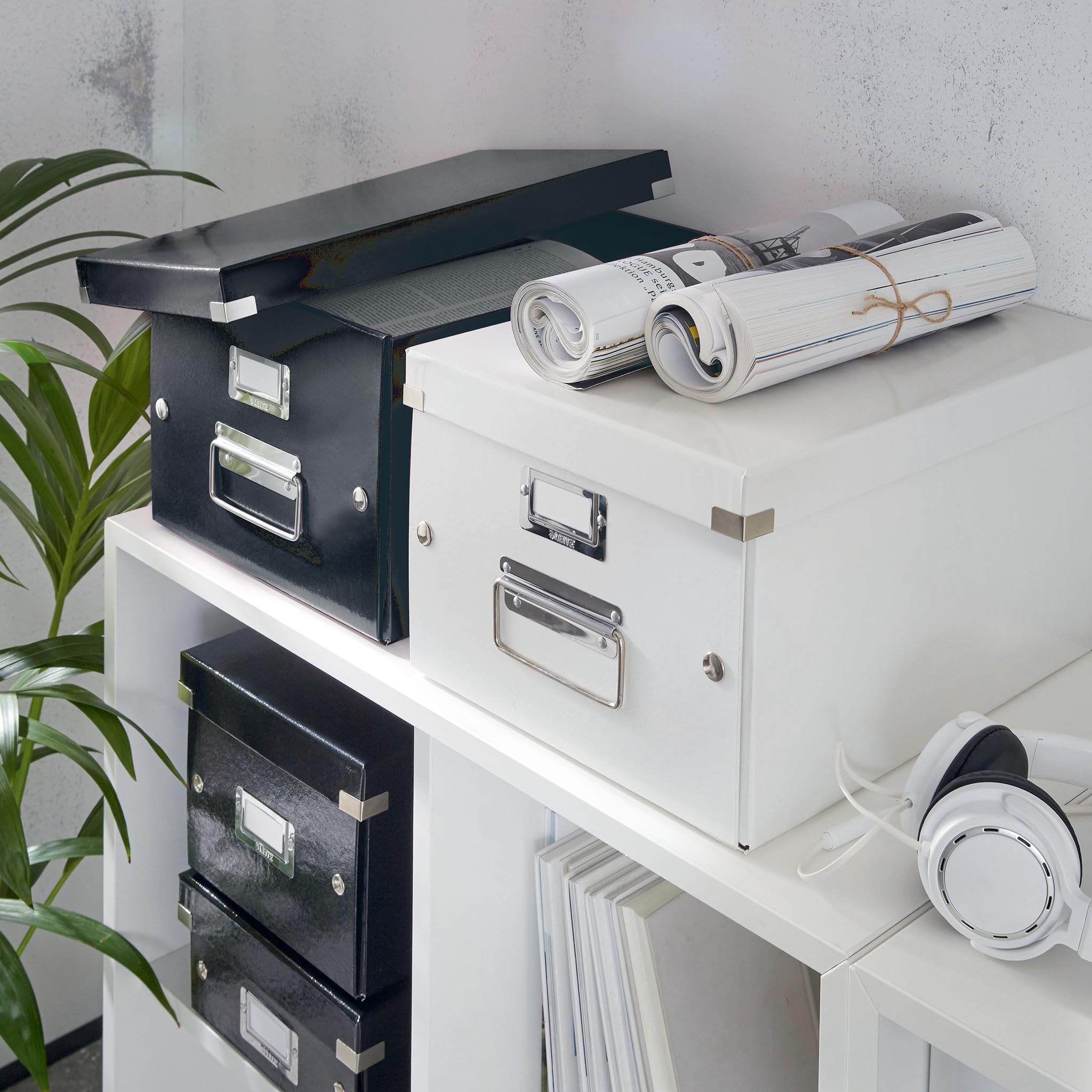 Leitz A4 Storage Box, Click and Store Range 60440095 - Medium, Black 6