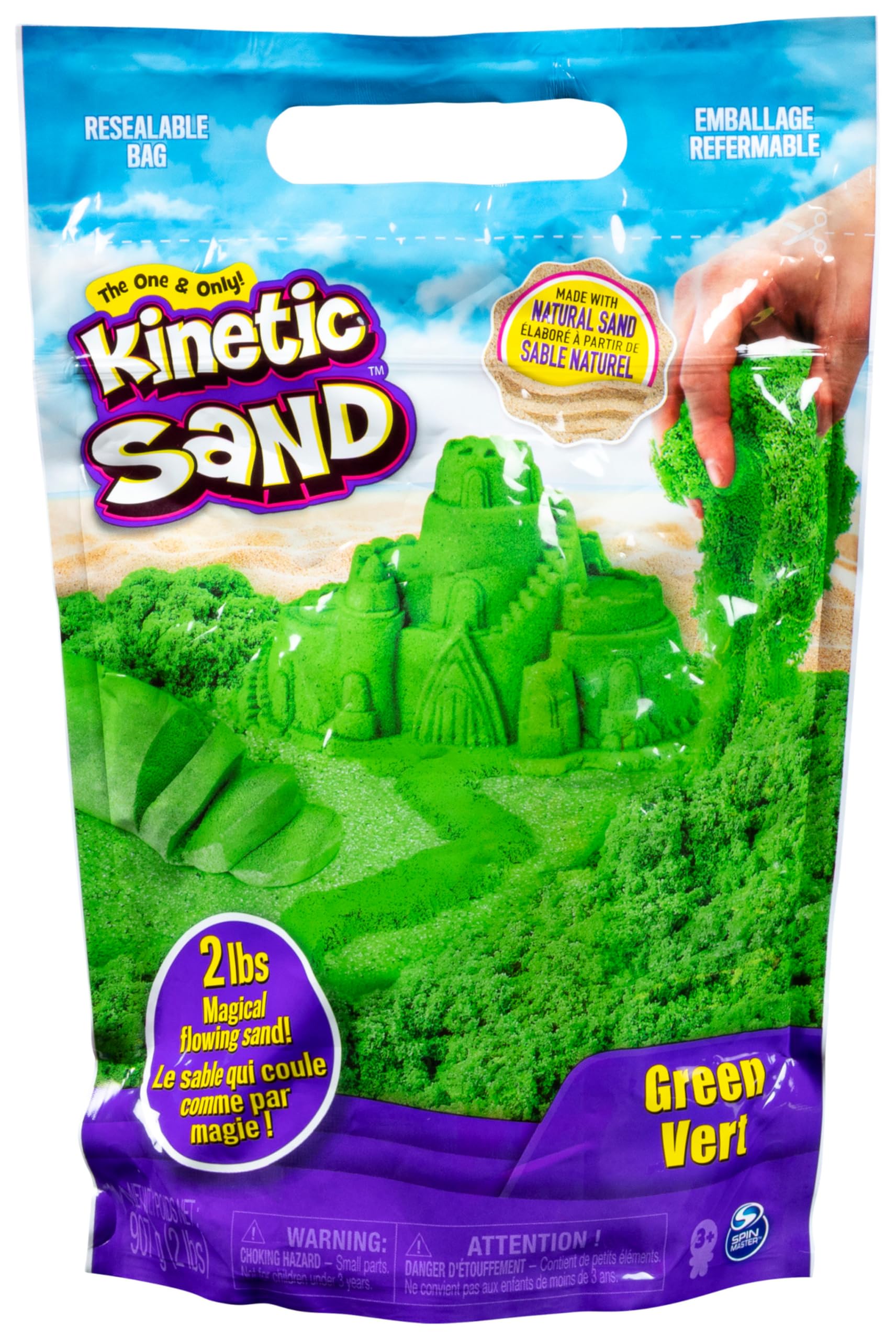 Kinetic Sand 0.9 kg Colour Pack for Mixing and Moulding | Ages 3+ | Styles Vary 5
