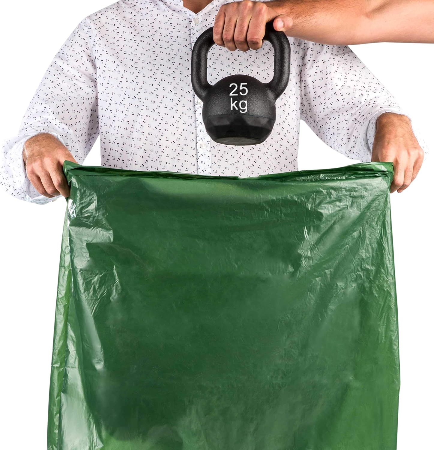 Relevo 100 % recycelte, strapazierfähige Müllbeutel, 30 l, 45 Stück (3 Rollen) 4