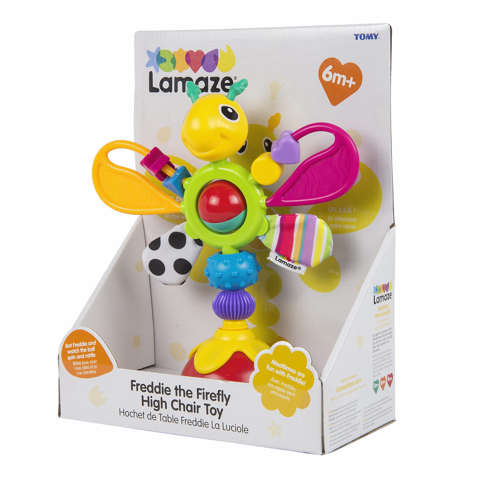 LAMAZE Freddie, das Glühwürmchen, Tischspielzeug für Babys, für sensorisches Spielen und Zahnen, ab 6 Monaten 4