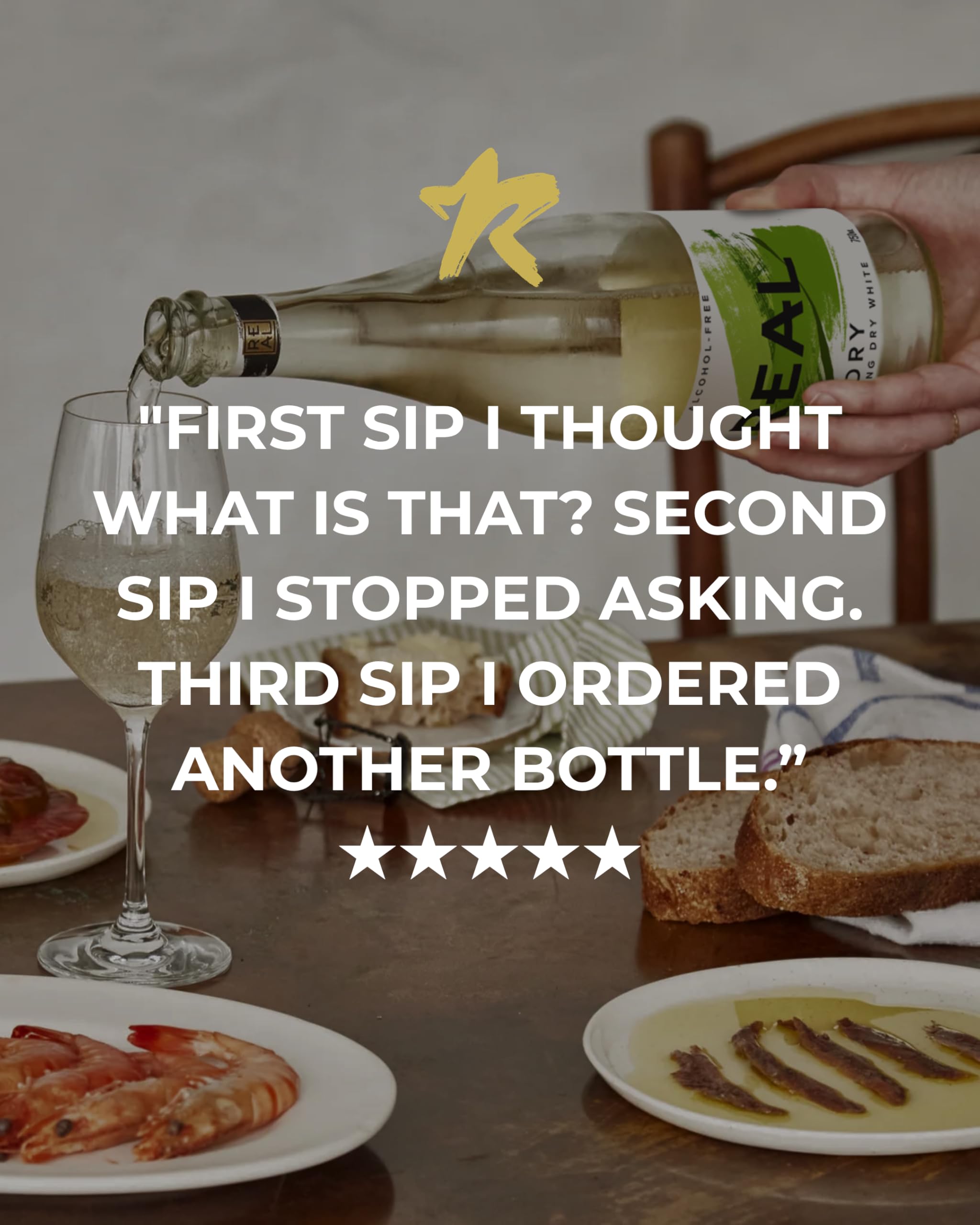REAL Kombucha Dry Slow Fermented Sparkling Tea - 750ml | Natural Ingredients | Award-Winning 4