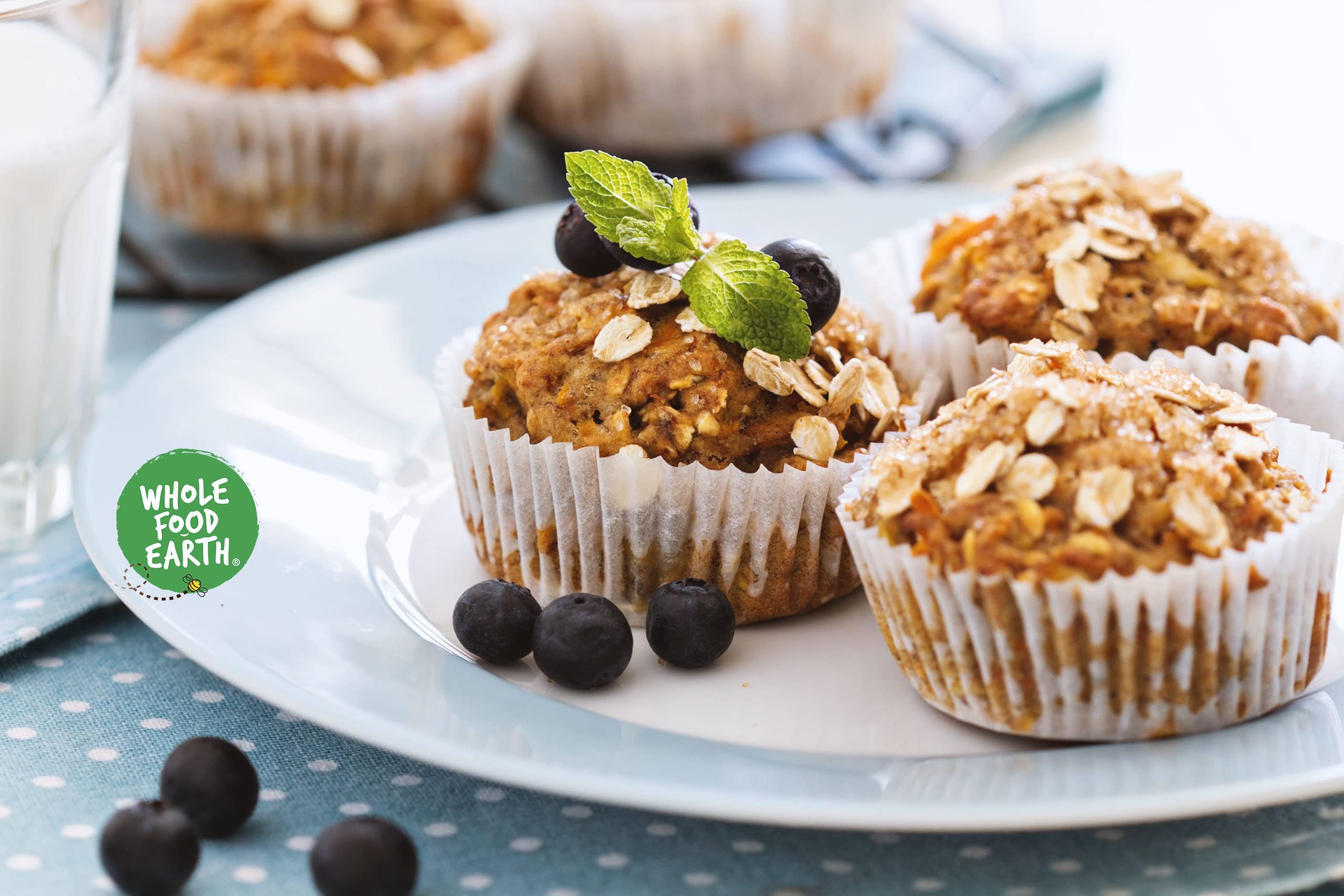 Wholefood Earth Jumbo Oats 1 kg | GMO Free | High Fibre | Vegan & Dairy Free 4