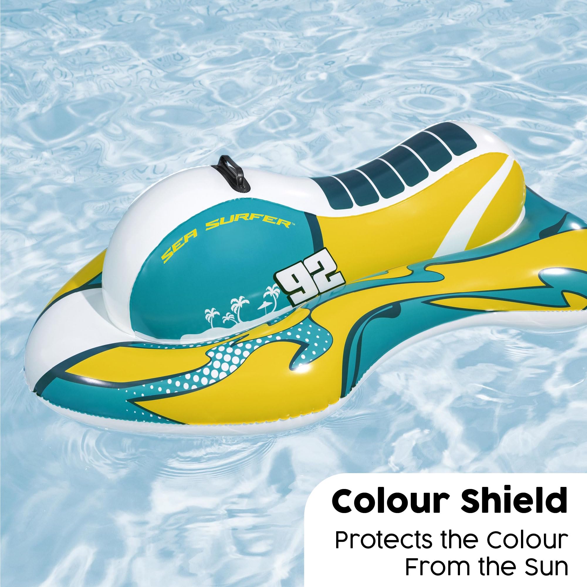 Bestway Sea Surfer Kids Ride-On Pool Float Jet Ski Inflatable | Ages 3+ | 45 kg Capacity 2