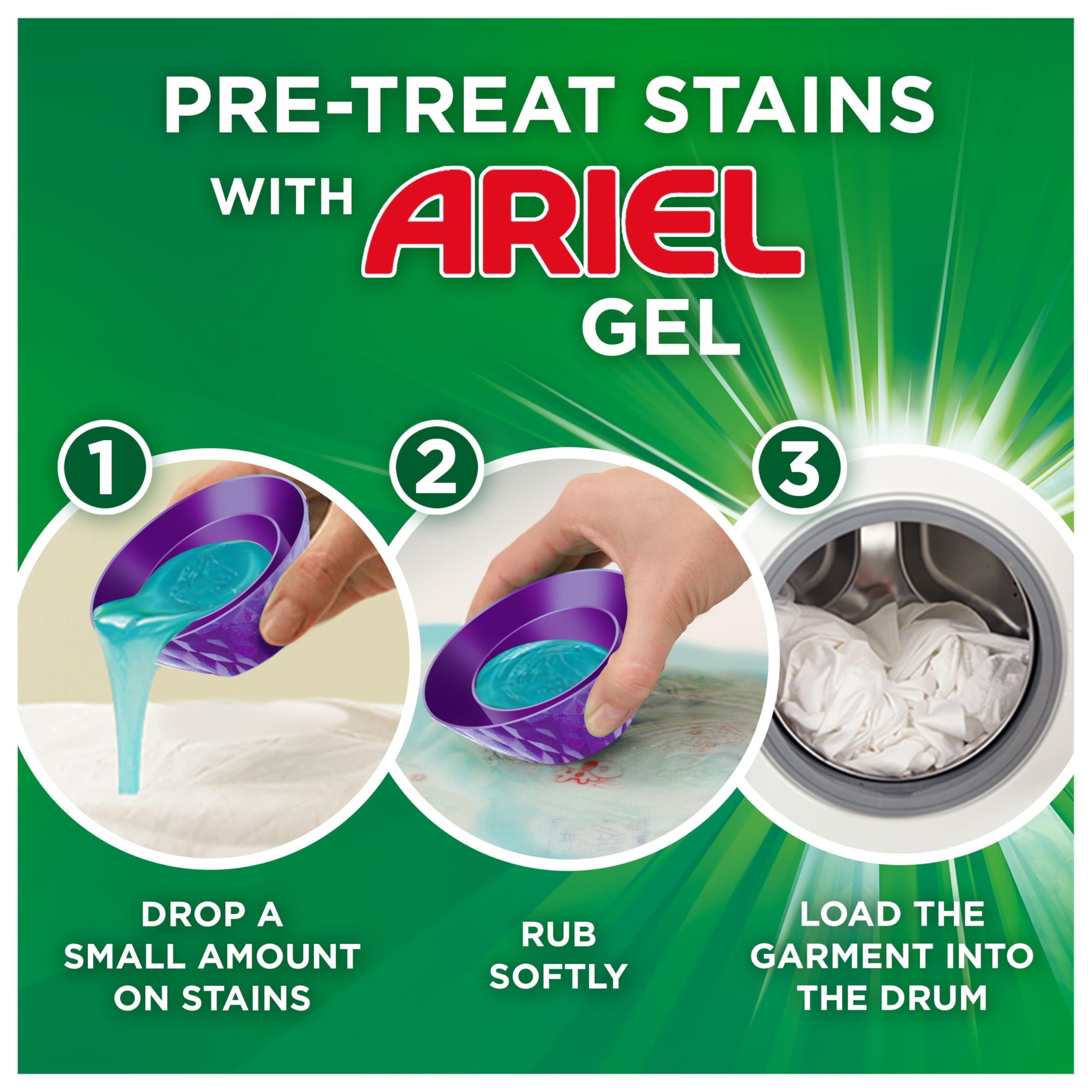 Ariel Colour Washing Liquid Laundry Detergent Gel - 38 Washes | 1.25 L | Floral Scent 4