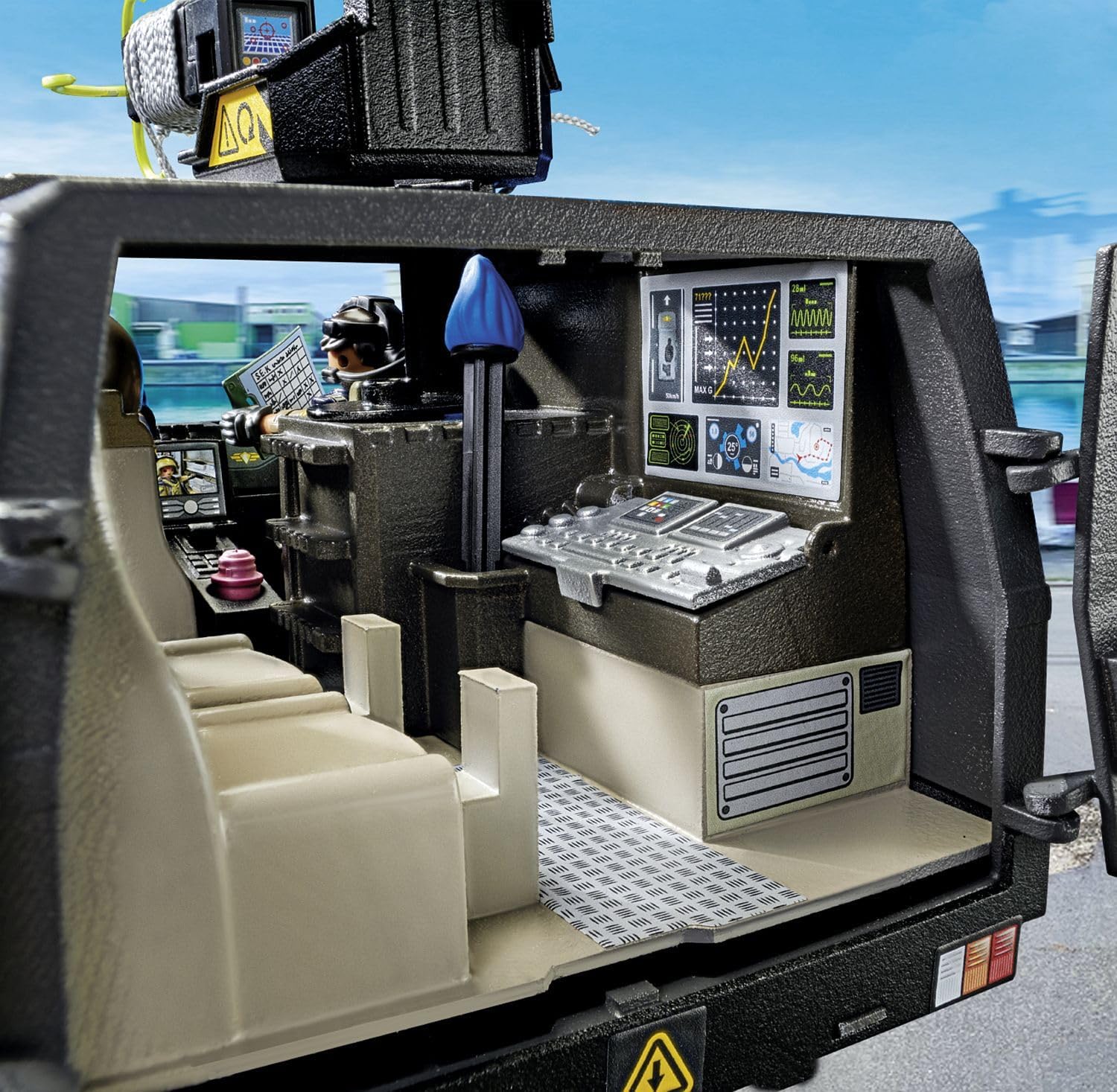 Playmobil 71144 Tactical Police All-Terrain Vehicle - Light & Sound Effects, Ages 5+ 3