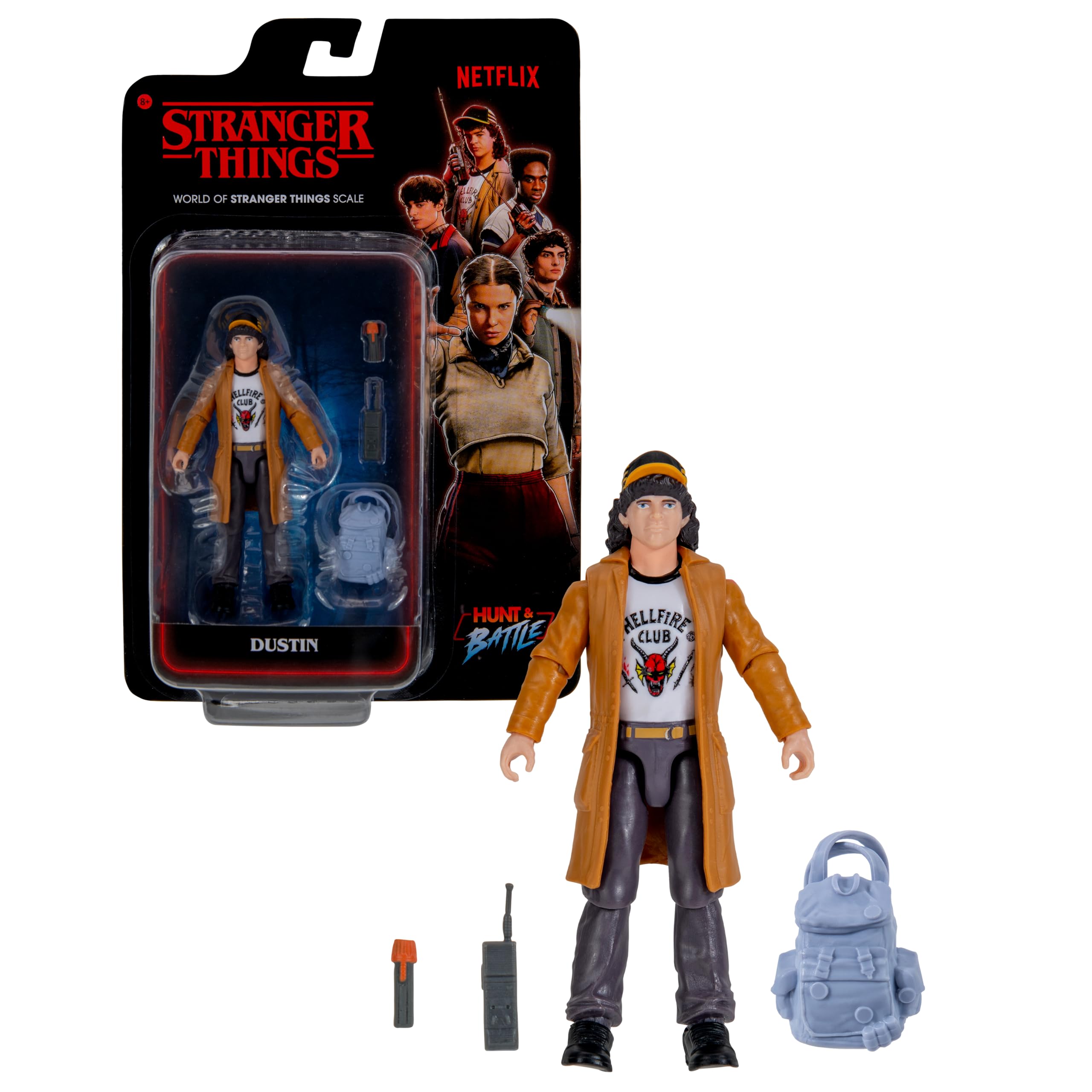 Stranger Things Dustin Henderson Upside Down Collector Figure - 6-Inch