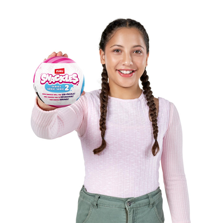 Snackles Series 2 - Random Assortment 5-inch Plush with Licensed Snack Accessory