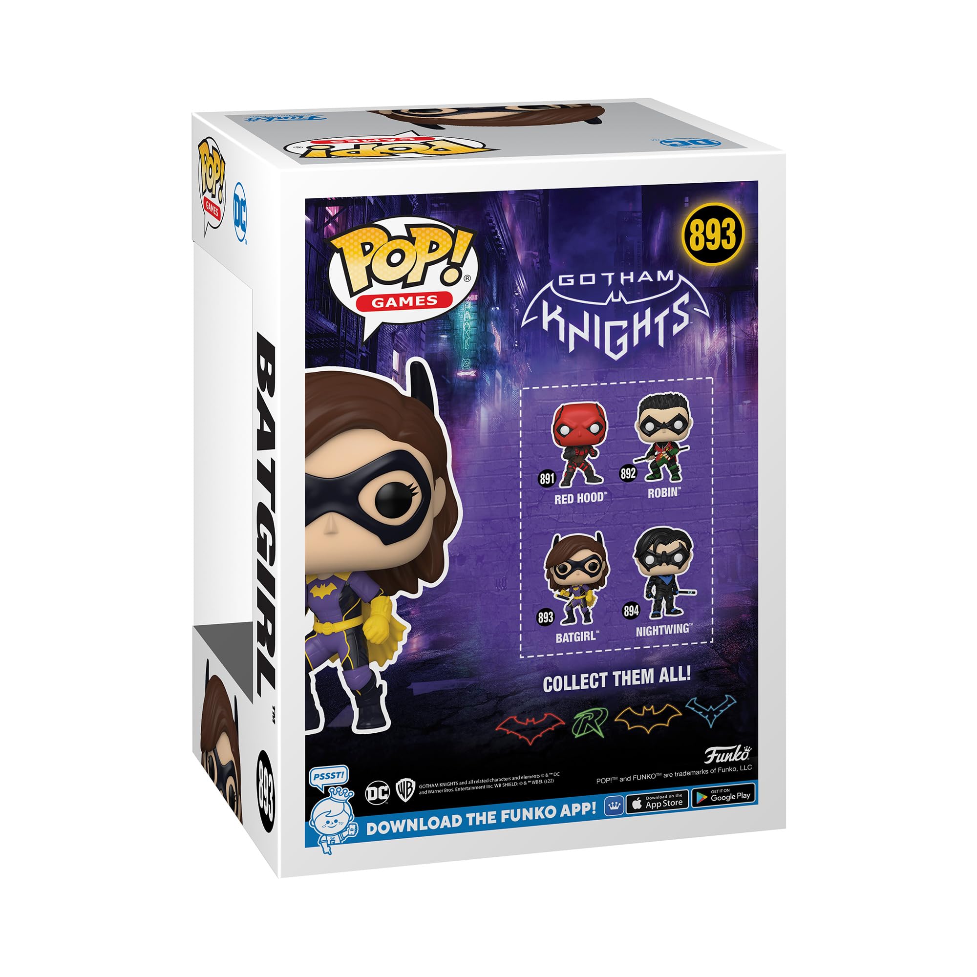 Funko Pop! Games: Gotham Knights - Batgirl Glow in the Dark Vinyl Figure (58175) - Amazon Exclusive 11