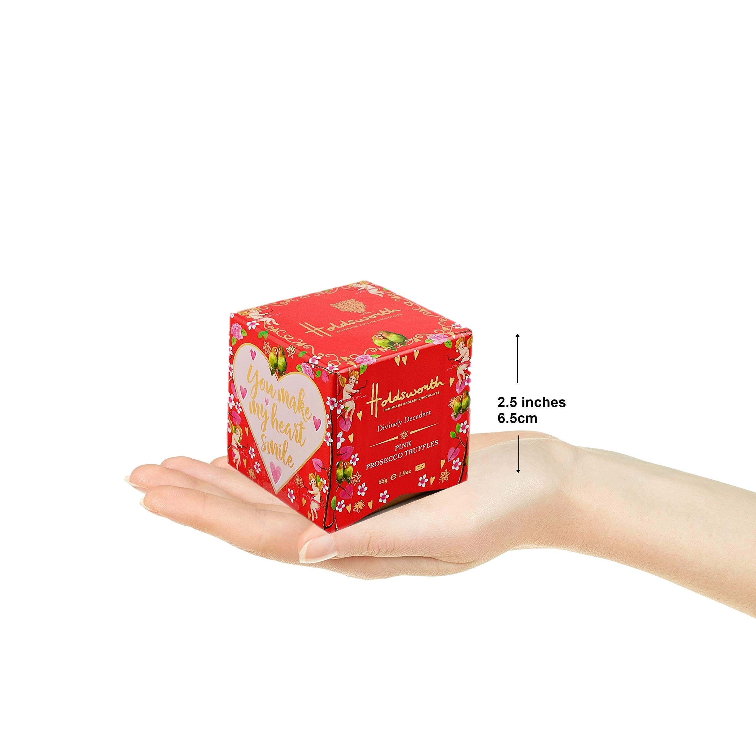 Holdsworth Chocolates - Pink Prosecco Love Handmade Chocolate Truffles 4