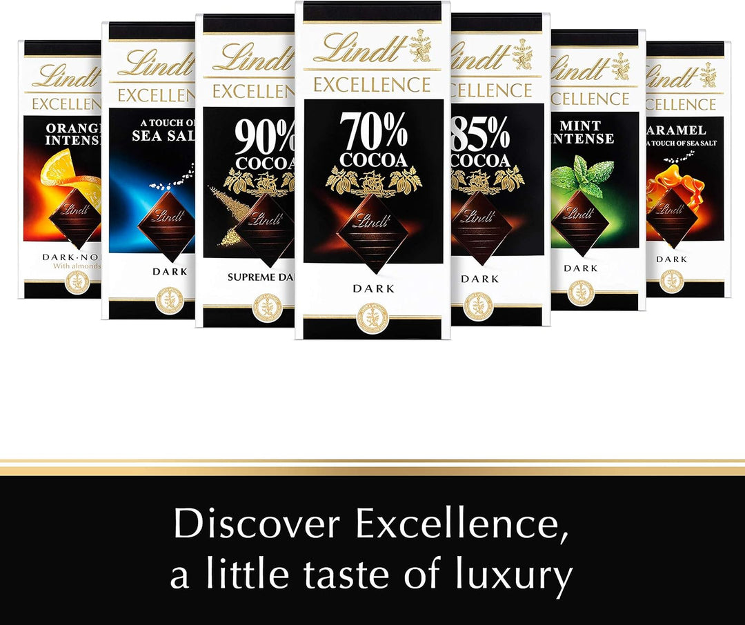 Lindt Excellence Dark Chocolate with Cranberry, Almond & Hazelnut – 100g