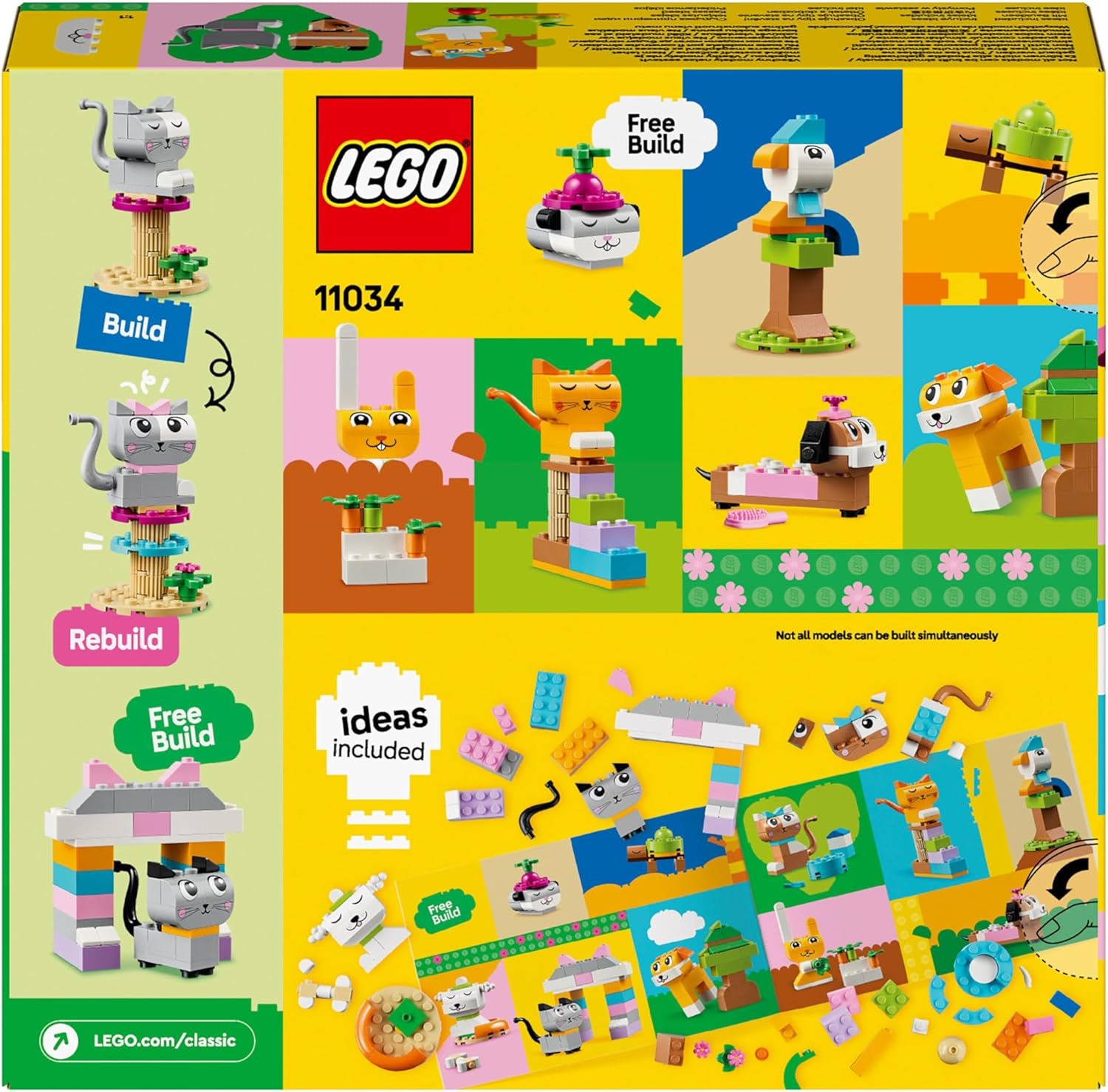 LEGO Classic Creative Pets - Animal Building Toy Set for Kids 5+ 4