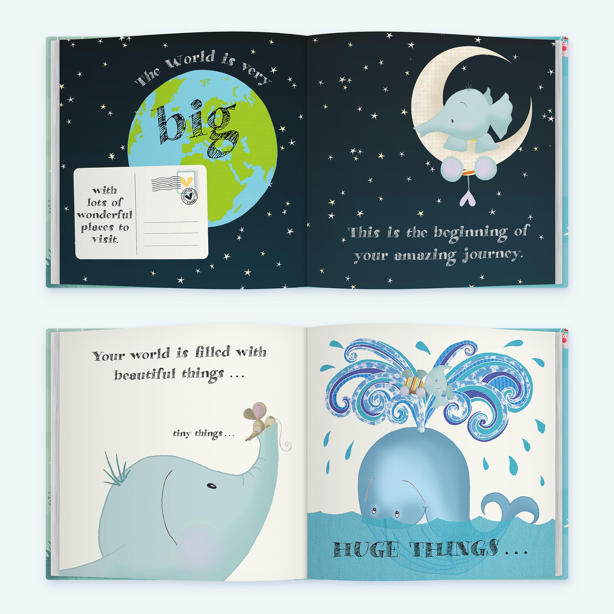 FROM YOU TO ME Welcome to the World Keepsake Gift Book for New Baby | Hardcover | 32 Pages 3