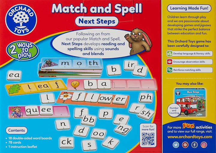 Orchard Toys Match and Spell Next Steps Board Game (218)