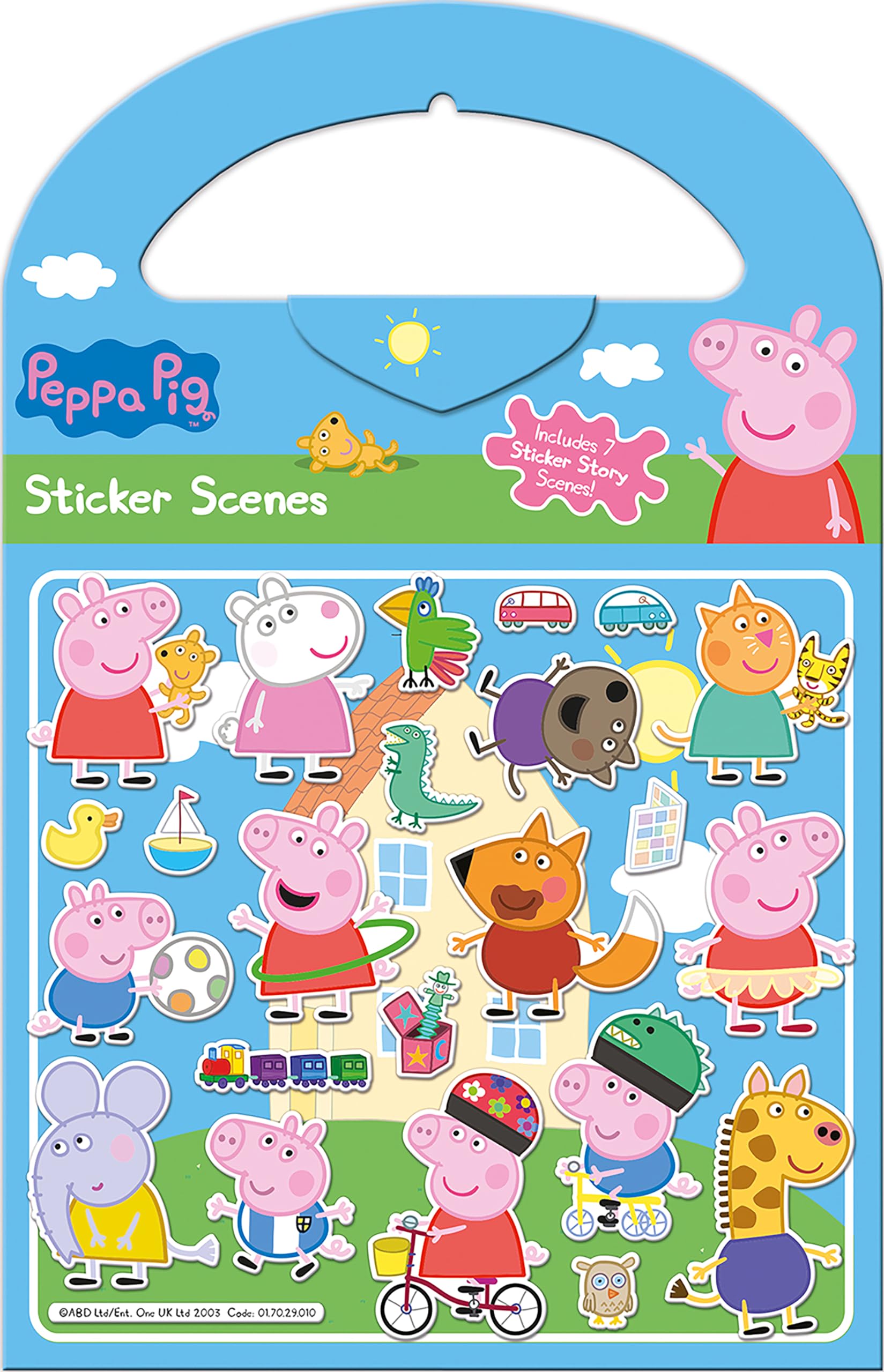 Paper Projects Peppa Pig Activity Set - 6 Scenes & Reusable Stickers | Model 01.70.29.010 1
