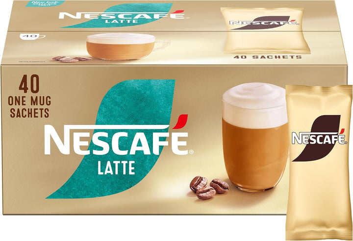 NESCAFÉ Gold Latte Instant Coffee Sachets - 40 x 18g