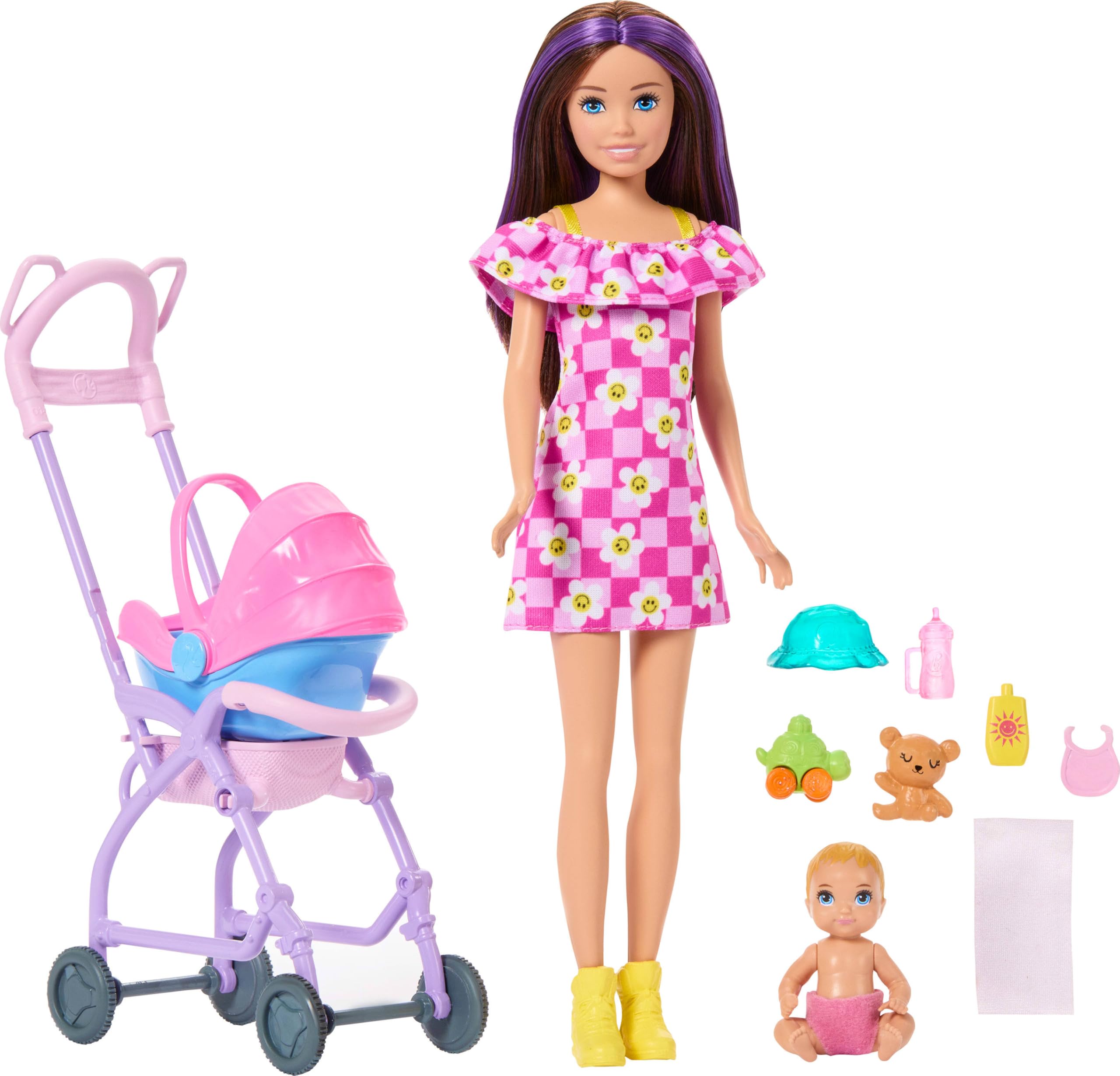 Barbie Skipper Babysitters Inc. Playset with Stroller and Accessories | Ages 3+ 1