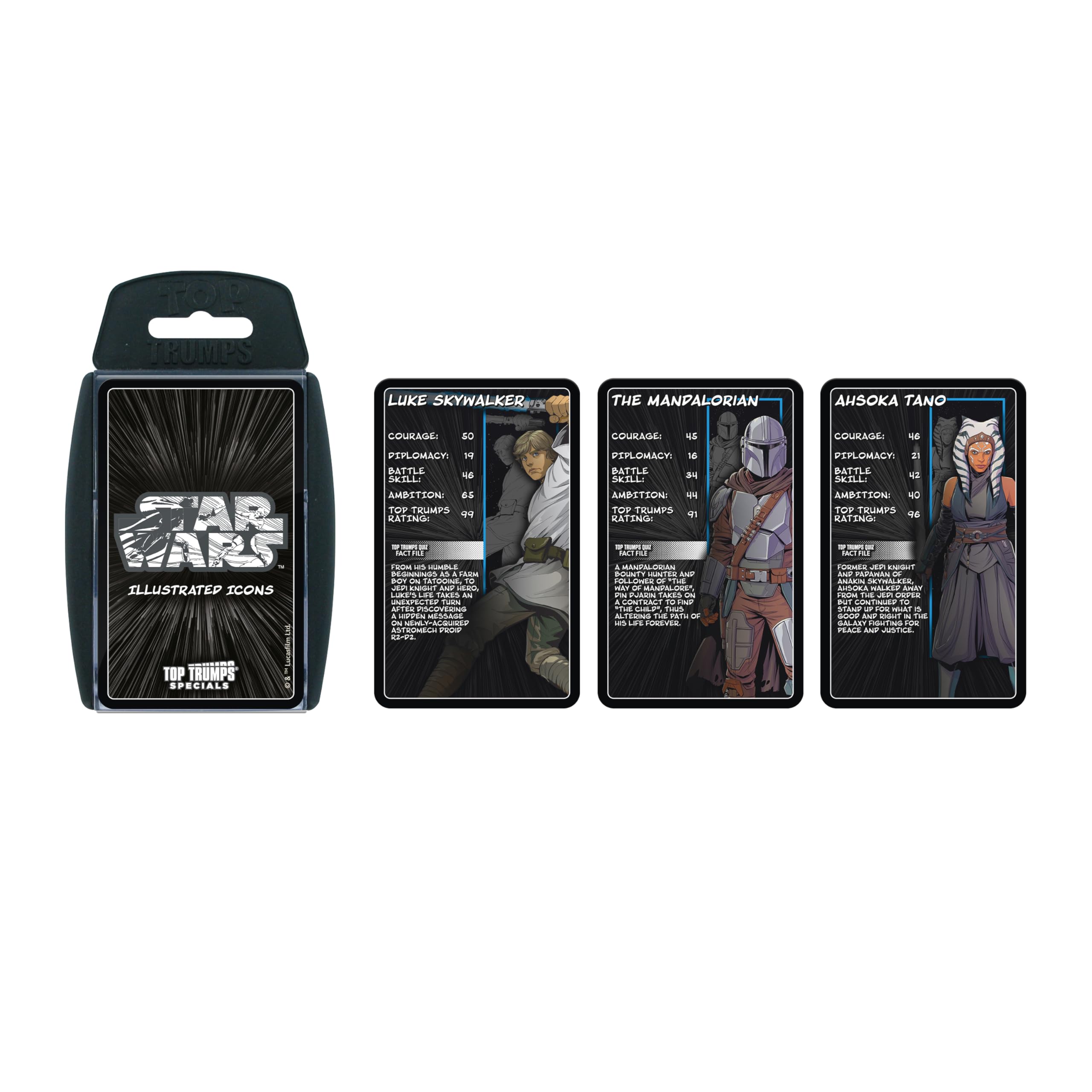 Top Trumps Star Wars Illustrated Icons Card Game 4