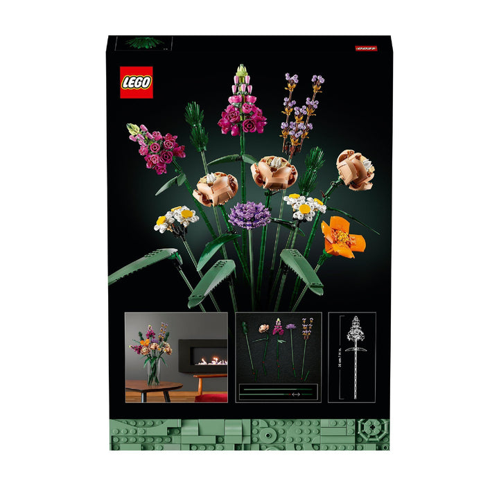 LEGO 10280 Flower Bouquet - Artificial Flowers Building Set for Adults
