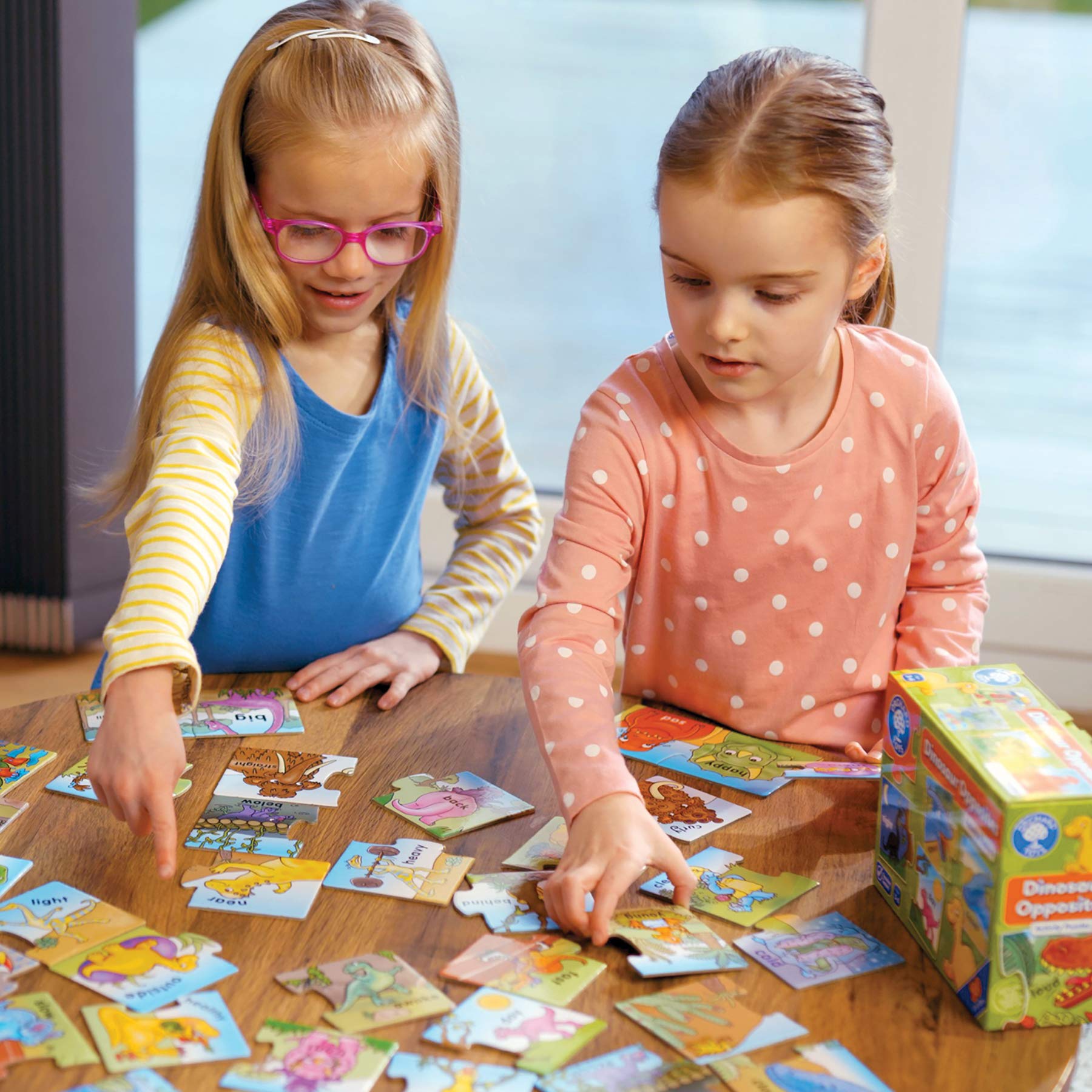 Orchard Toys Dinosaur Opposites Activity Puzzles - 20 Two-Piece Puzzles | Ages 3-6 3